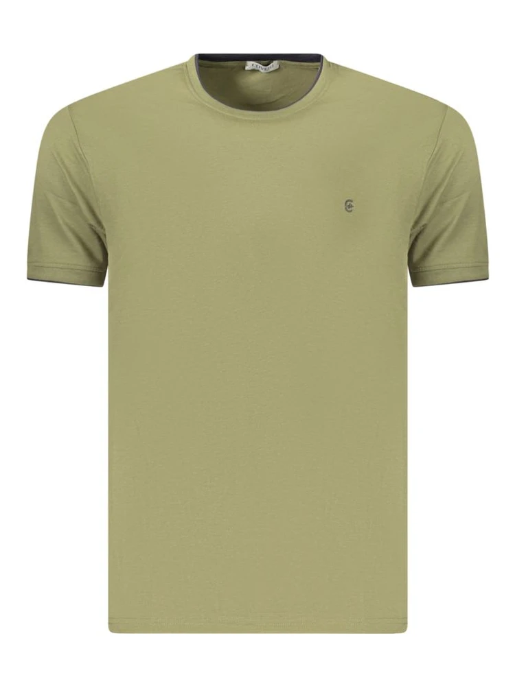 Green Cotton Men's T-Shirt