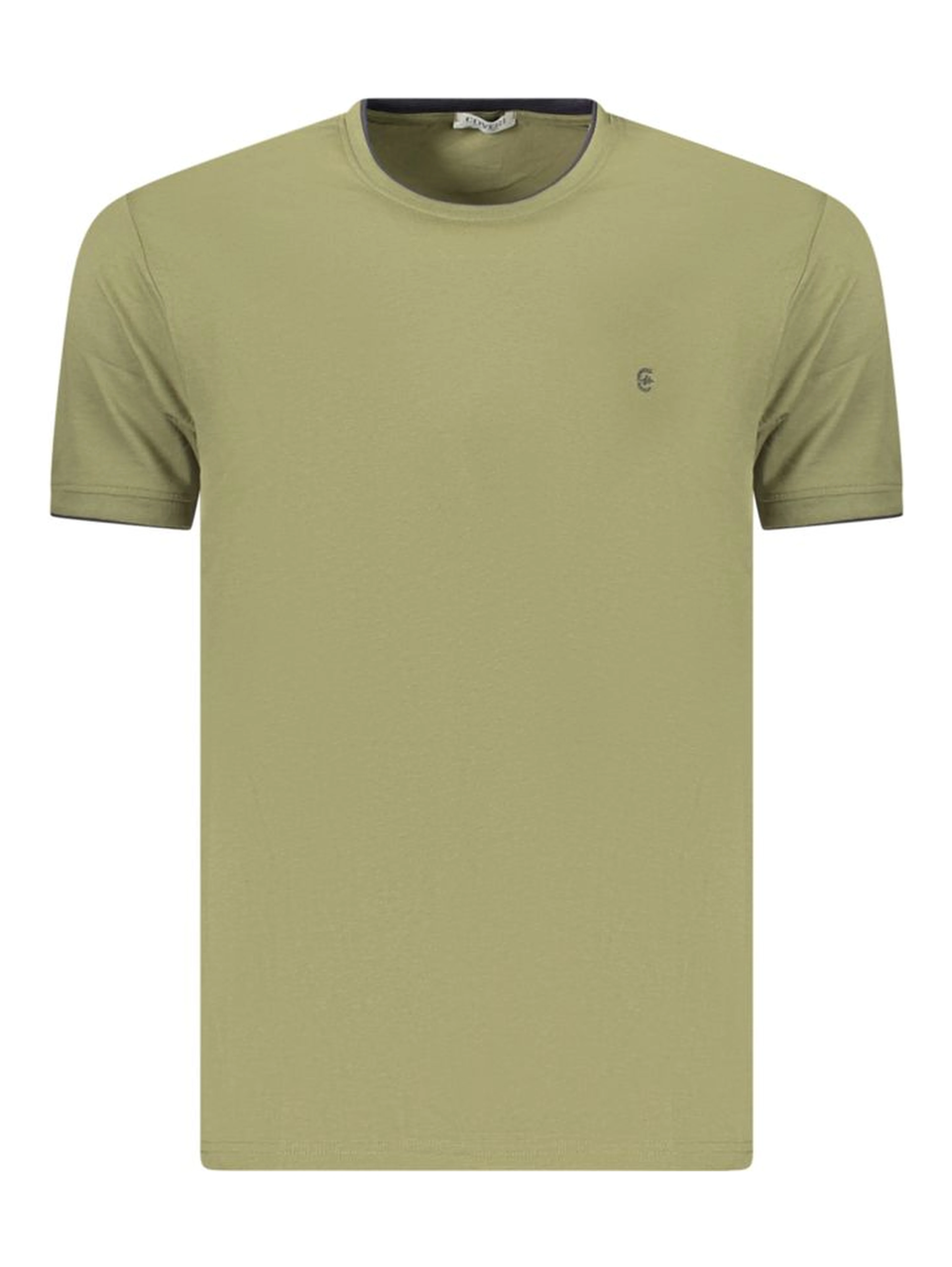 Green Cotton Men's T-Shirt