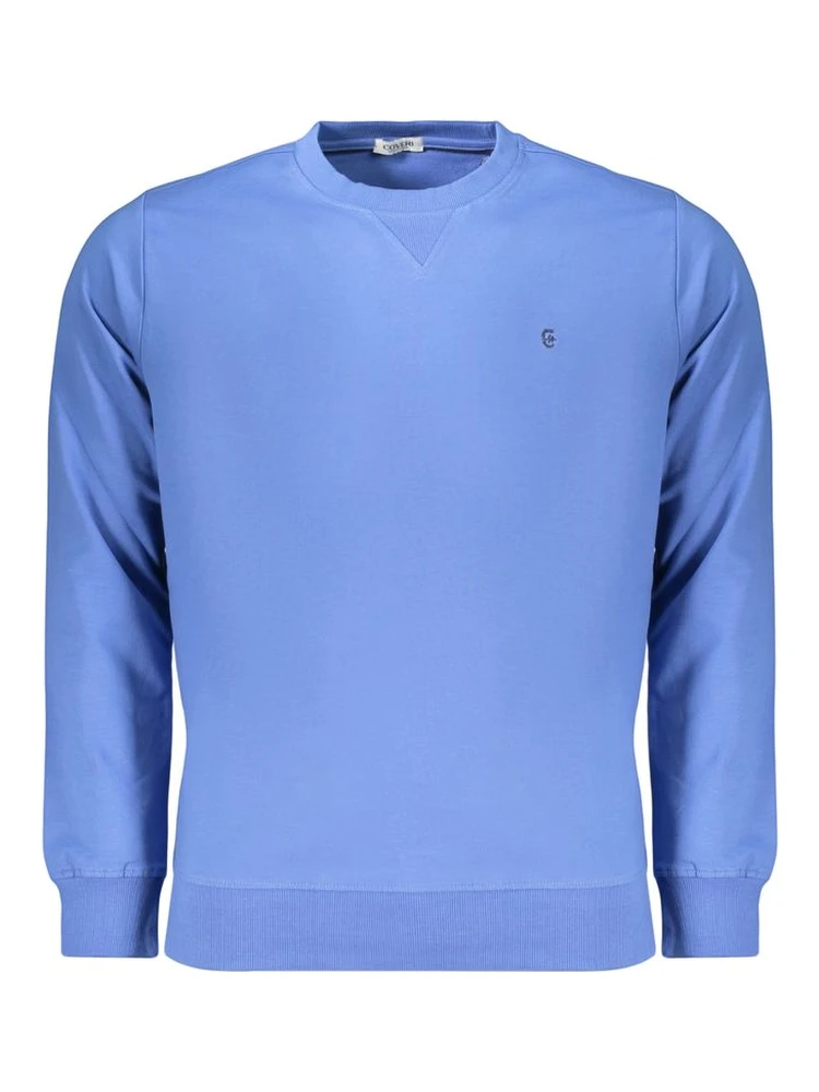 Blue Cotton Men's Sweatshirt