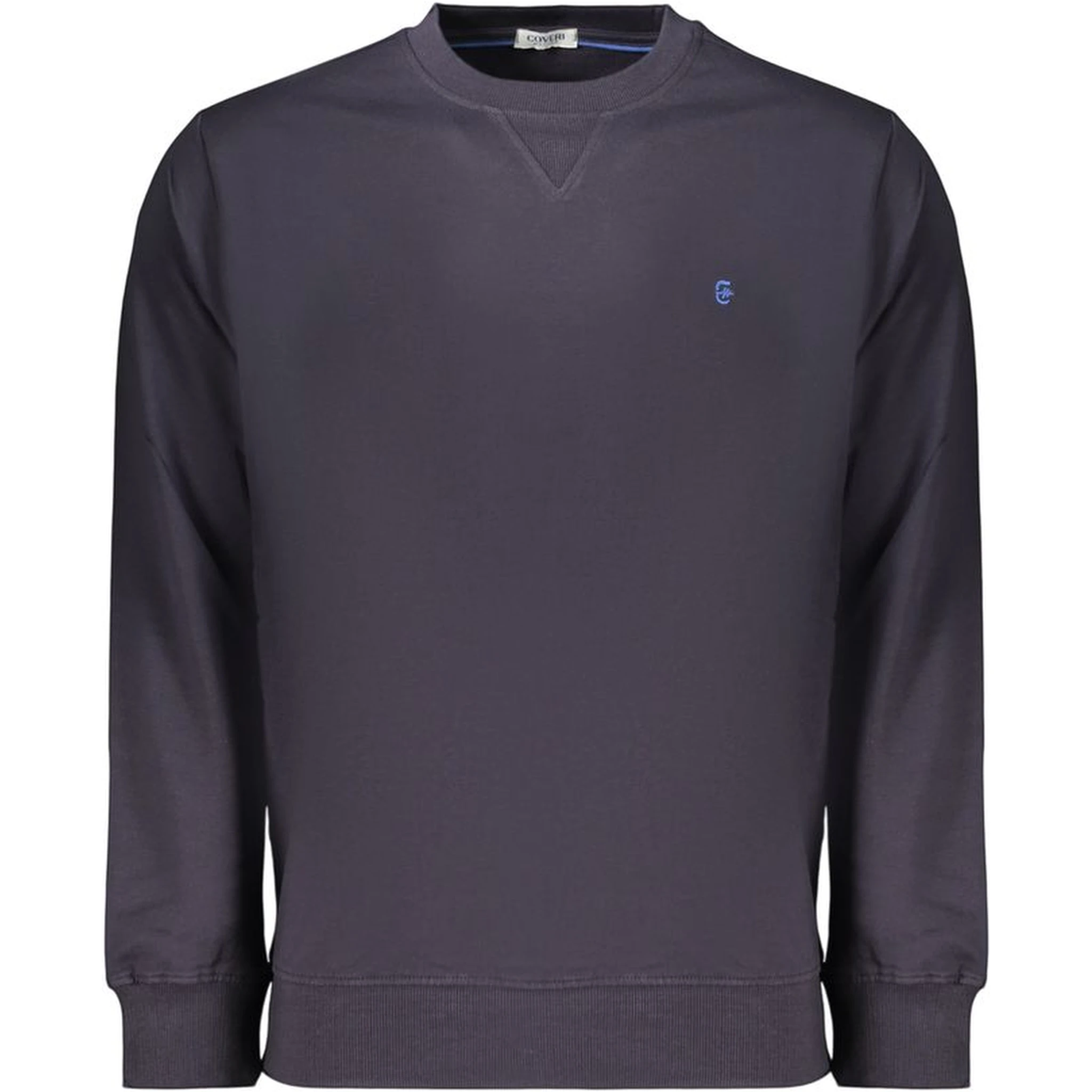 Blue Cotton Men's Sweatshirt