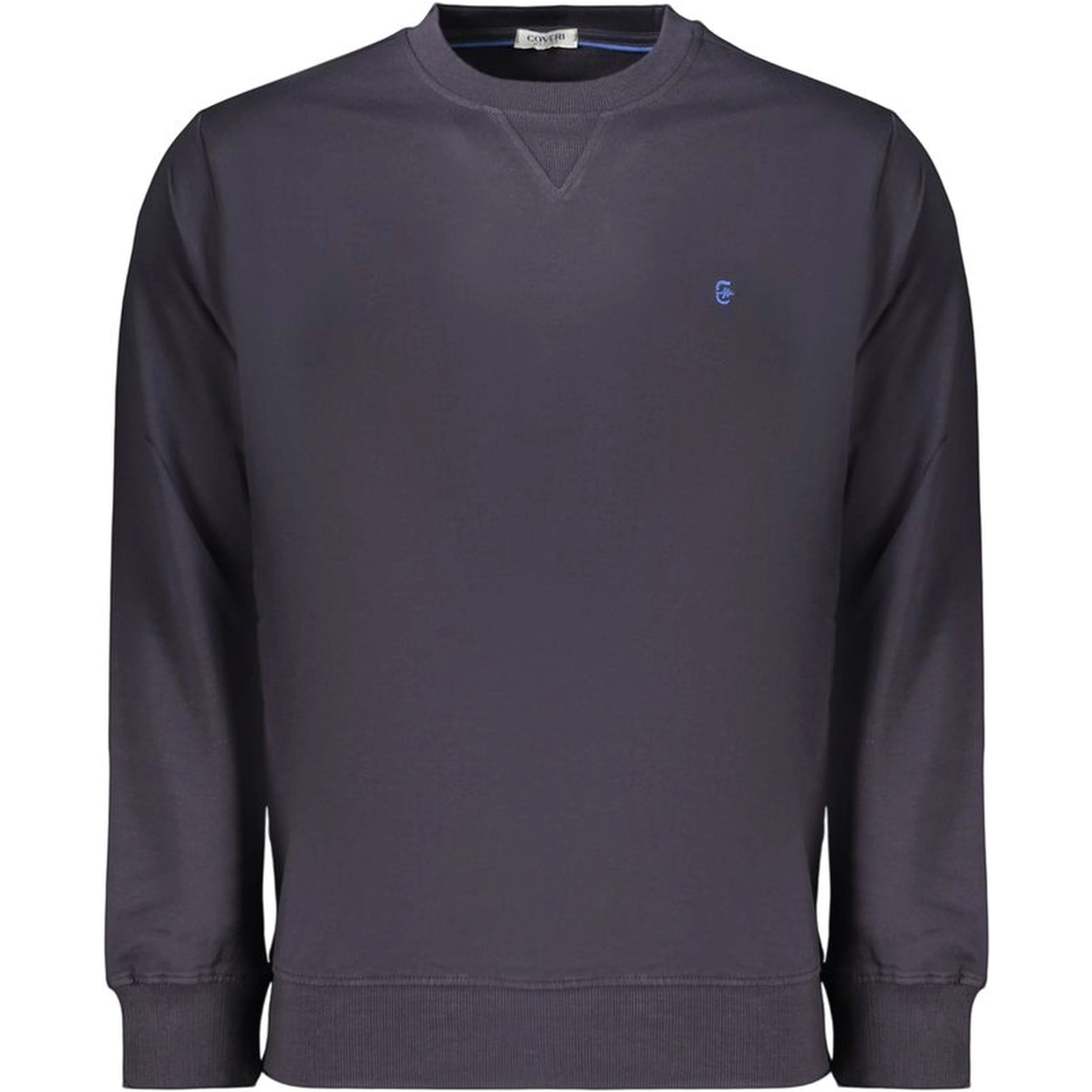 Blue Cotton Men's Sweatshirt