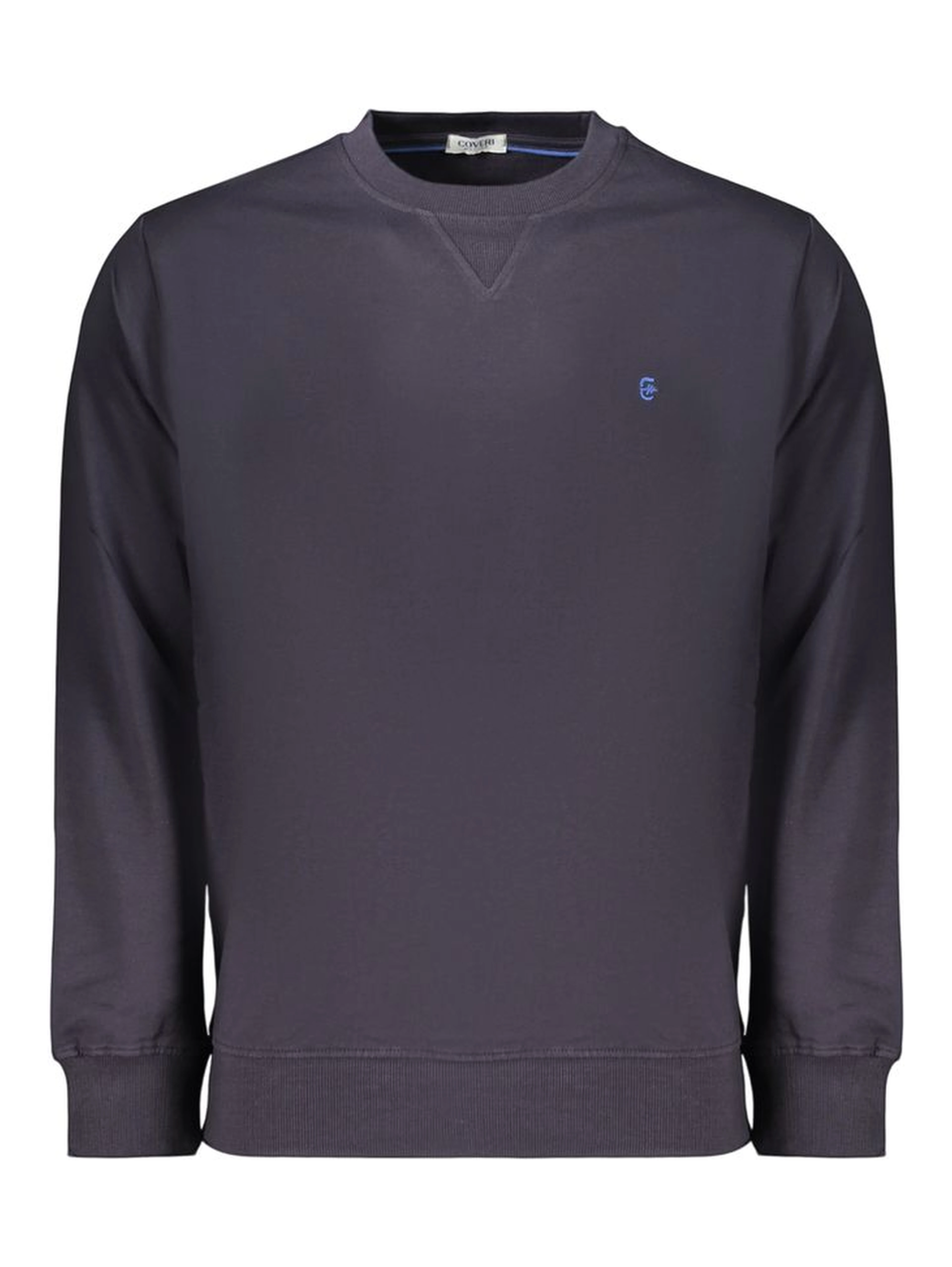 Blue Cotton Men's Sweatshirt