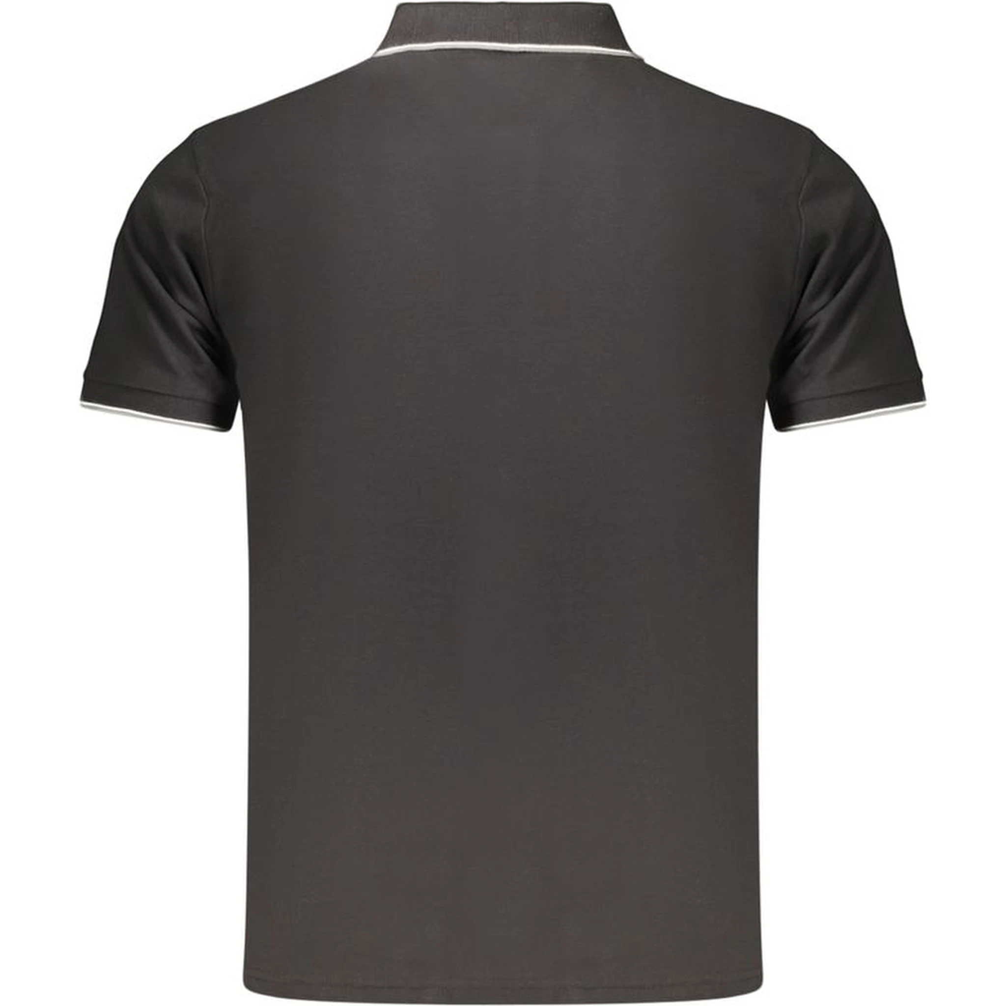 Black Cotton Men's Polo