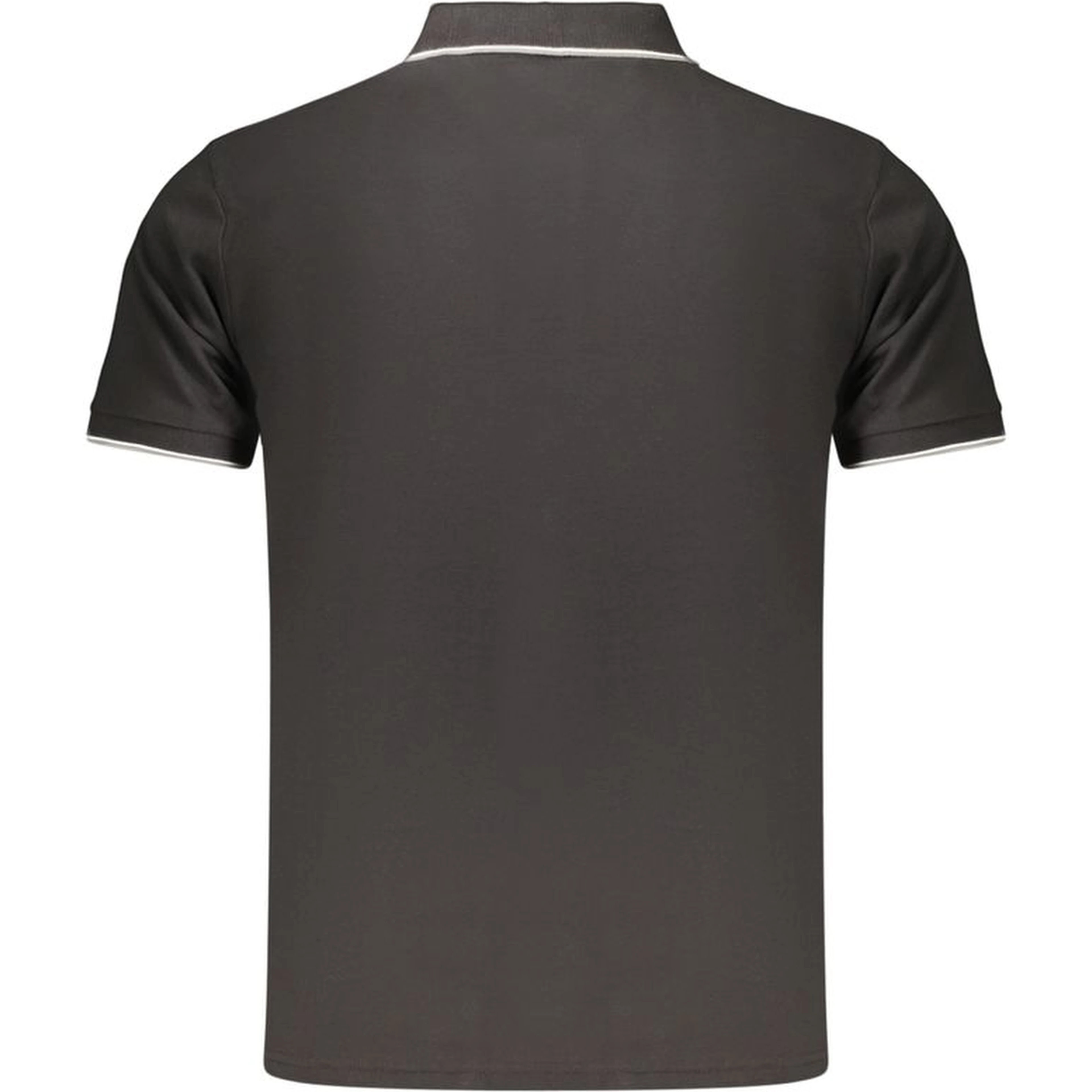 Black Cotton Men's Polo