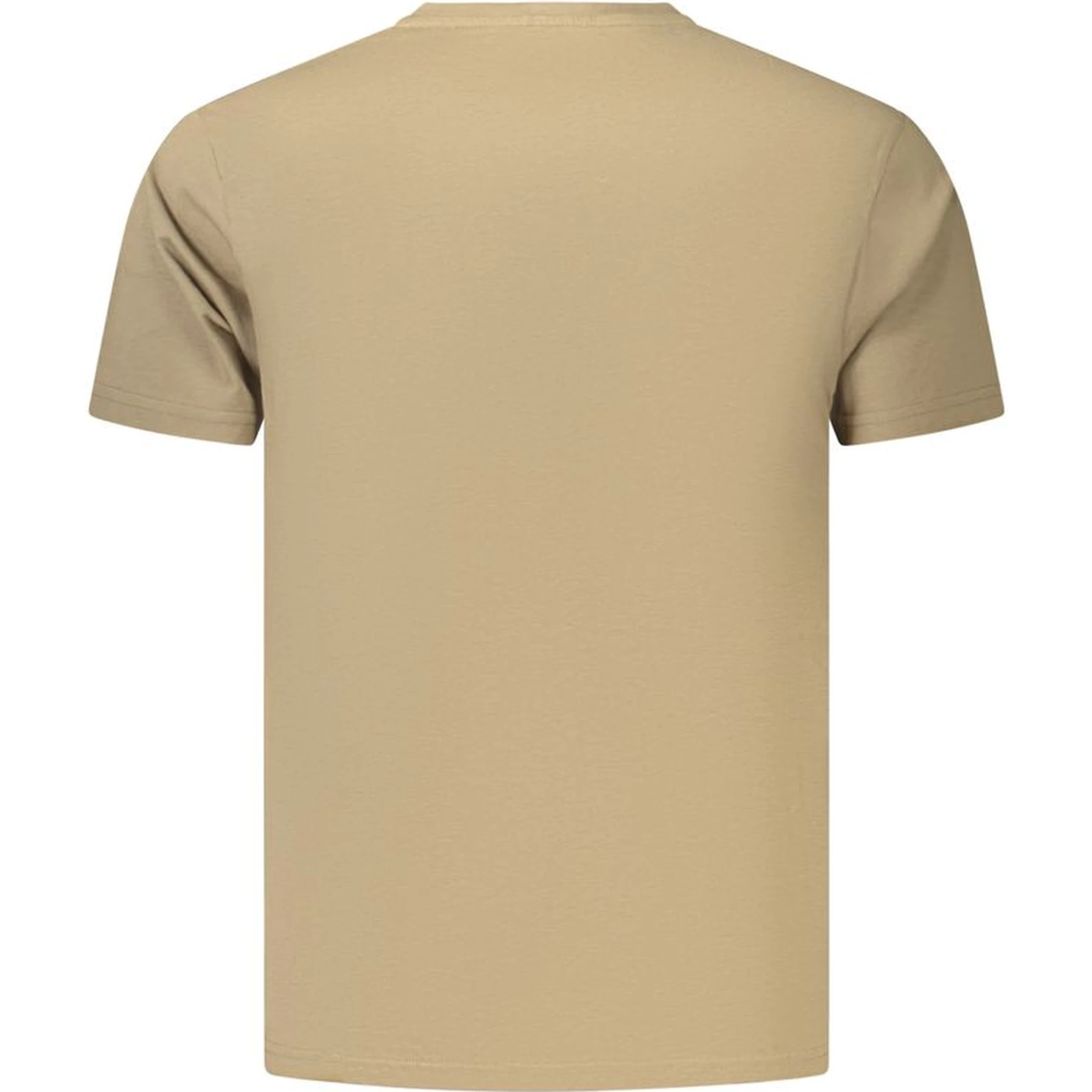 Brown Cotton Men's T-Shirt