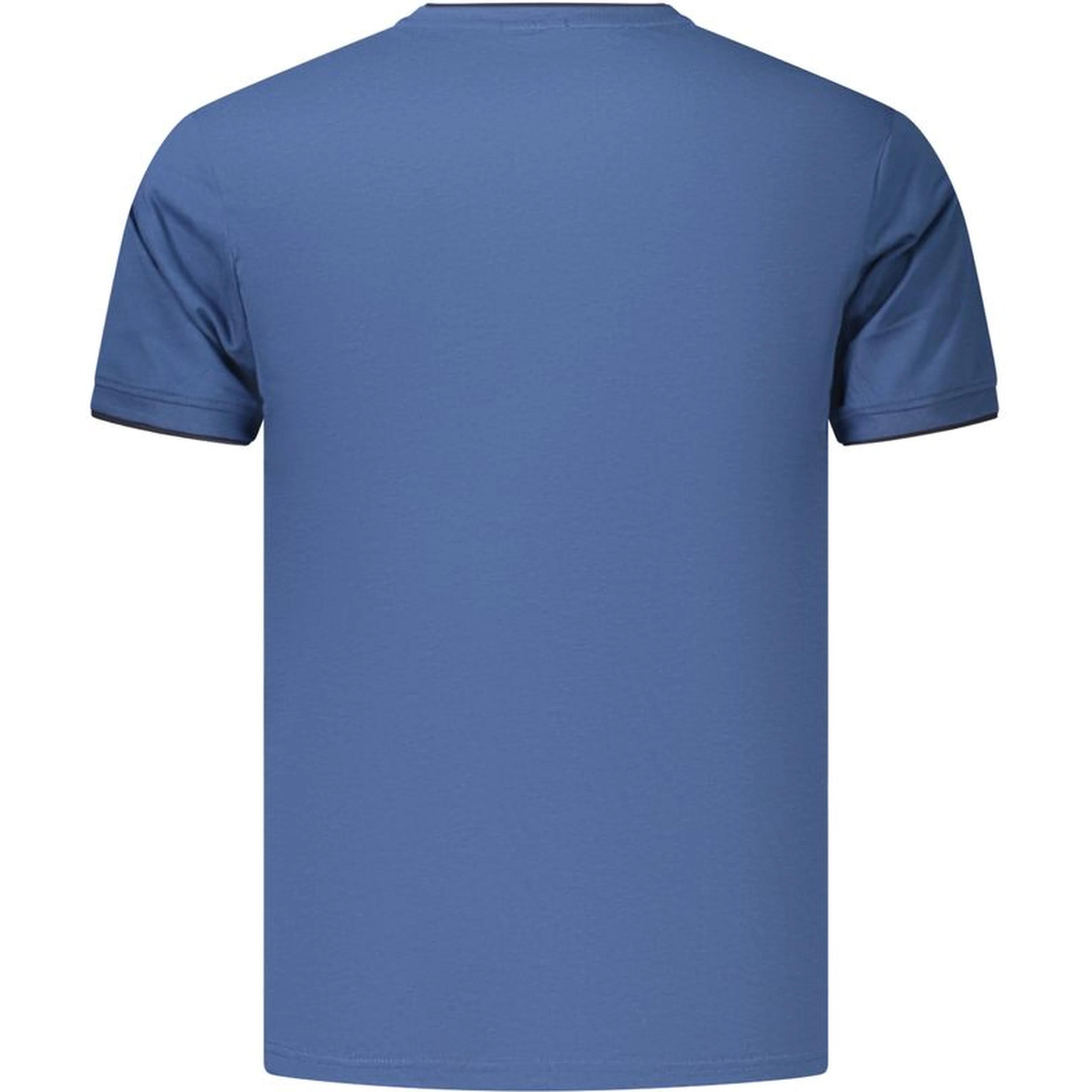 Blue Cotton Men's T-Shirt