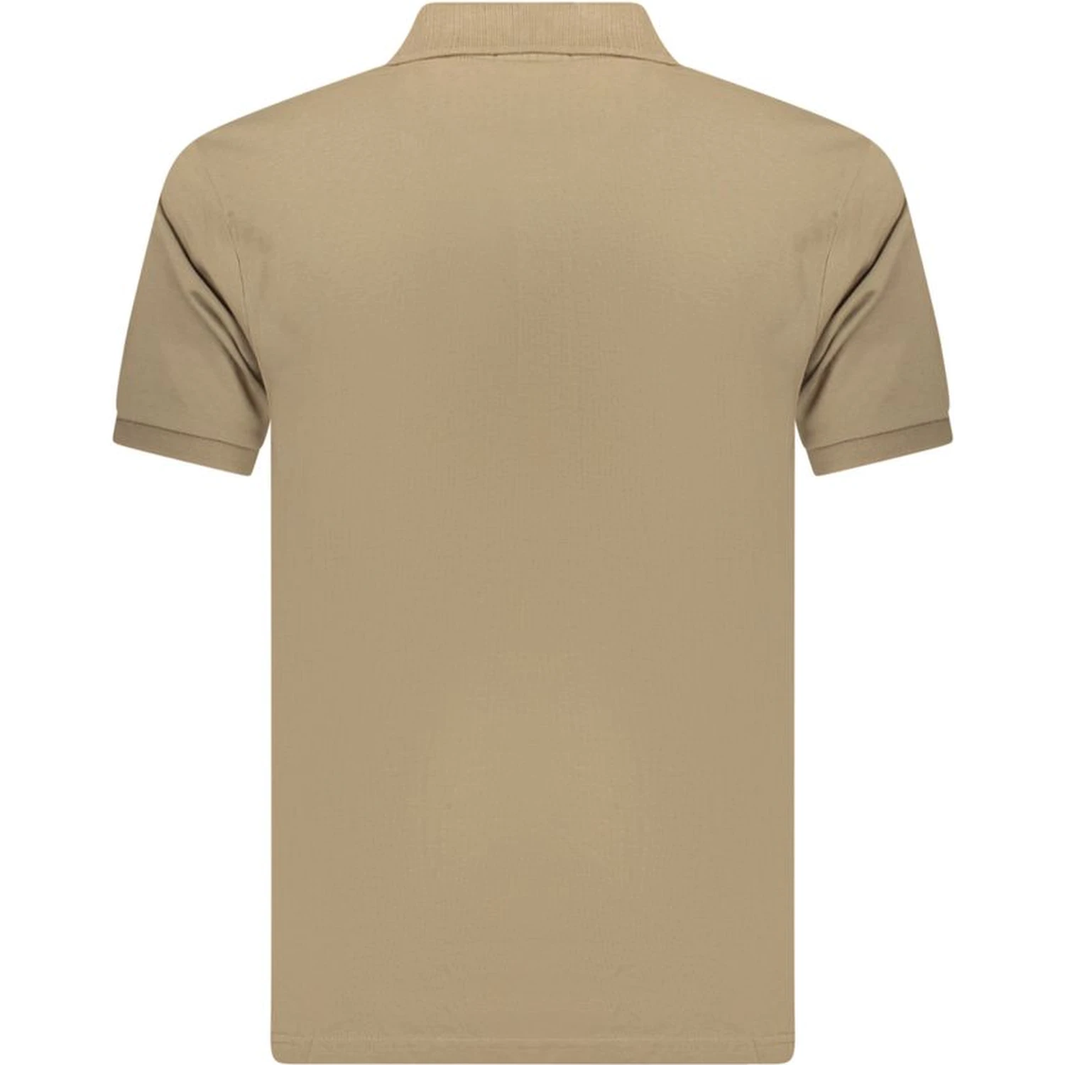 Brown Cotton Men's Polo Shirt