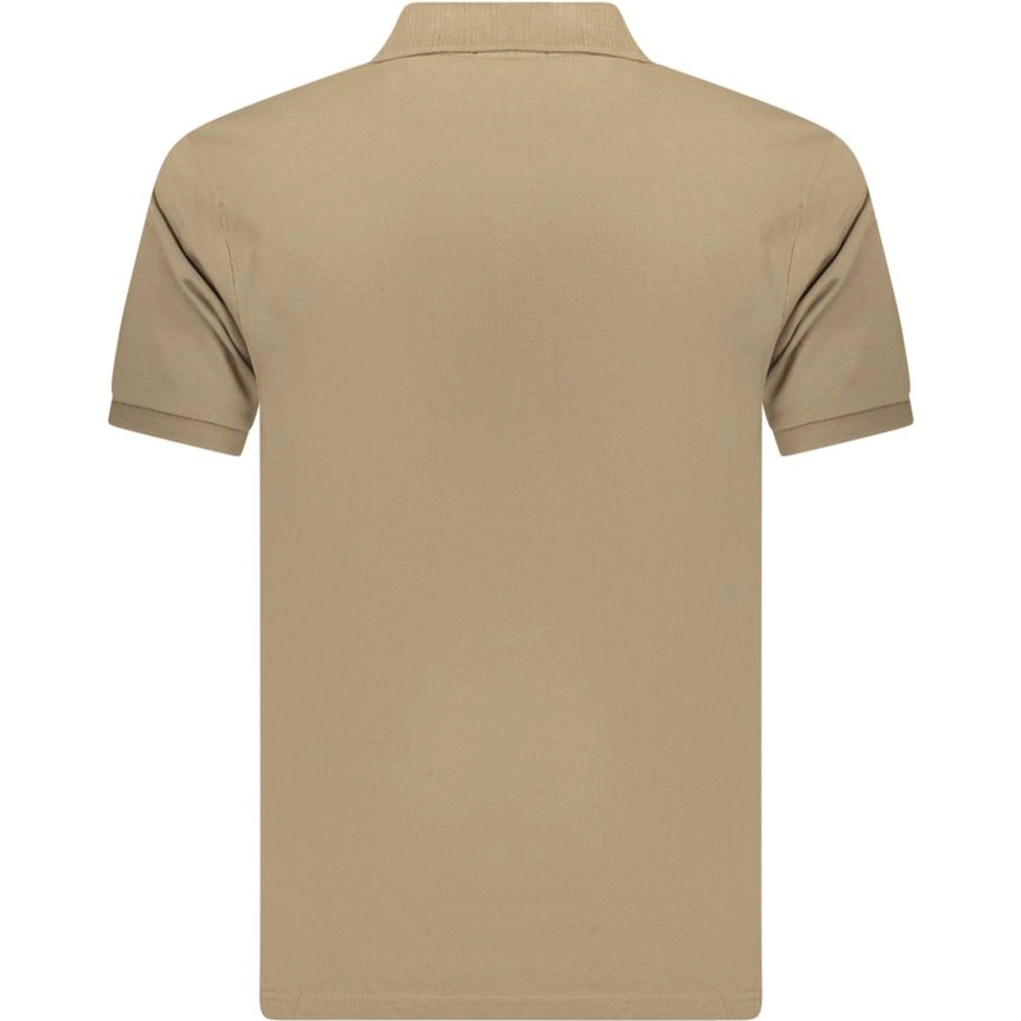 Brown Cotton Men's Polo Shirt