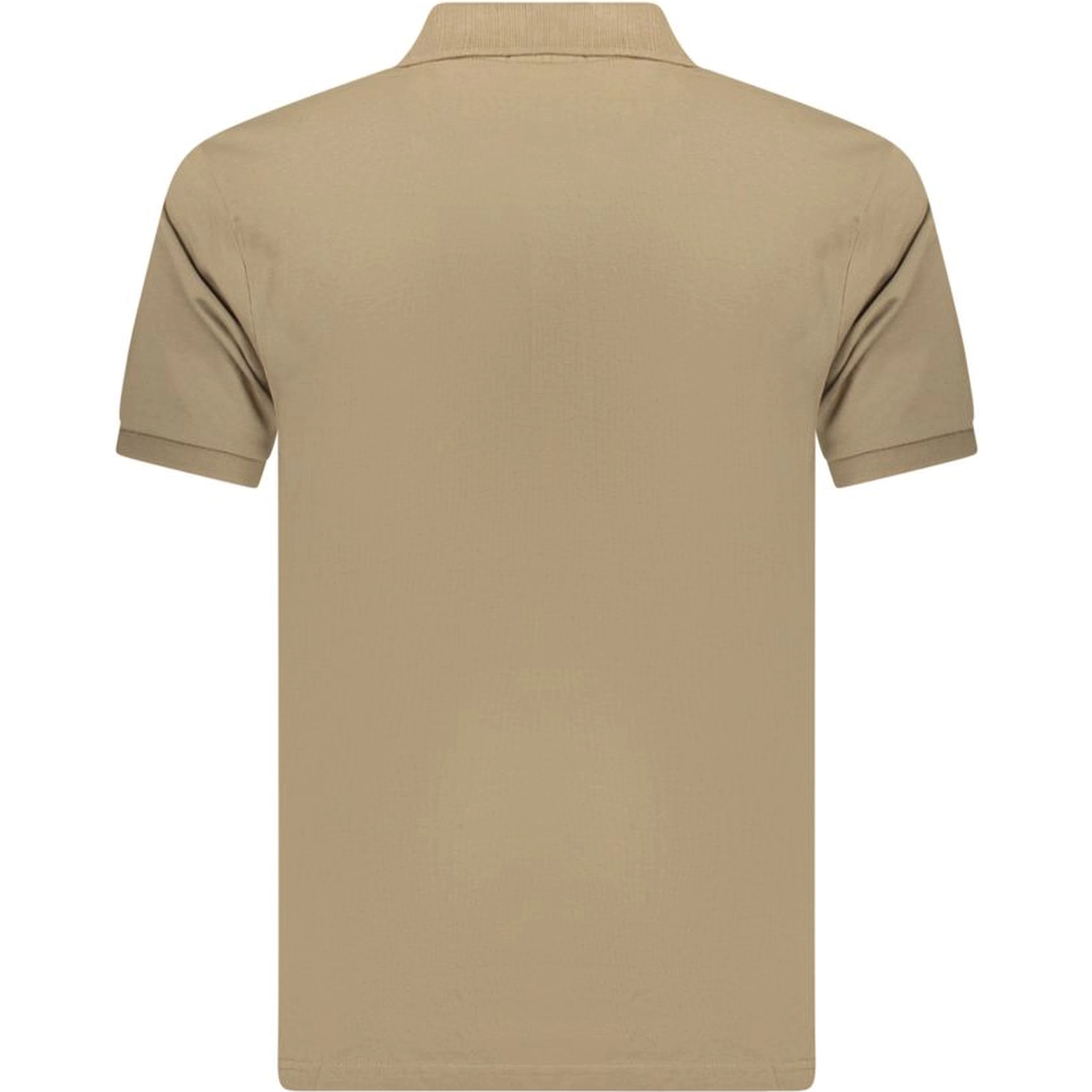 Brown Cotton Men's Polo Shirt