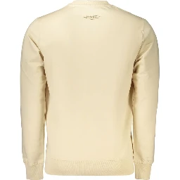 Beige Cotton Men's Sweatshirt