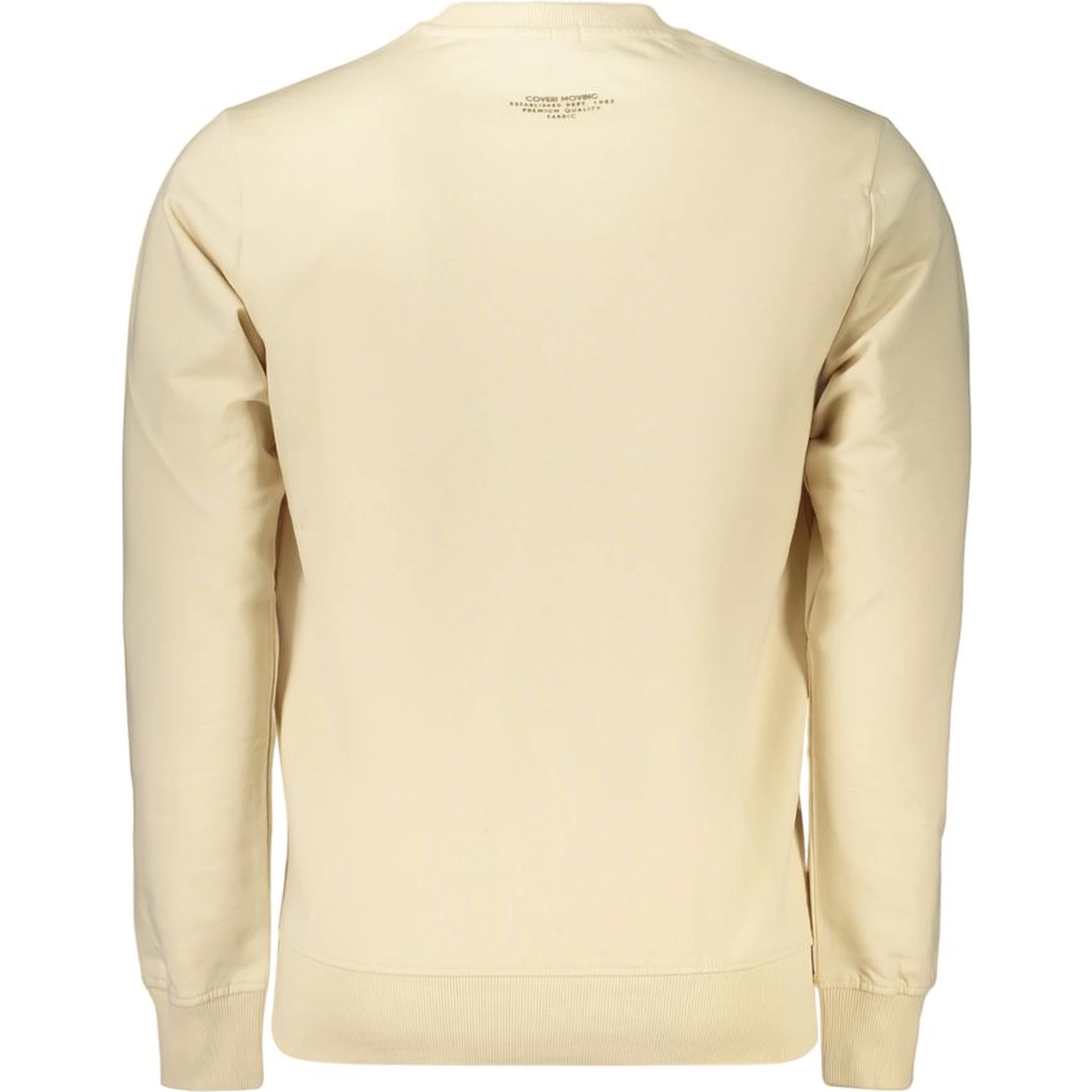 Beige Cotton Men's Sweatshirt