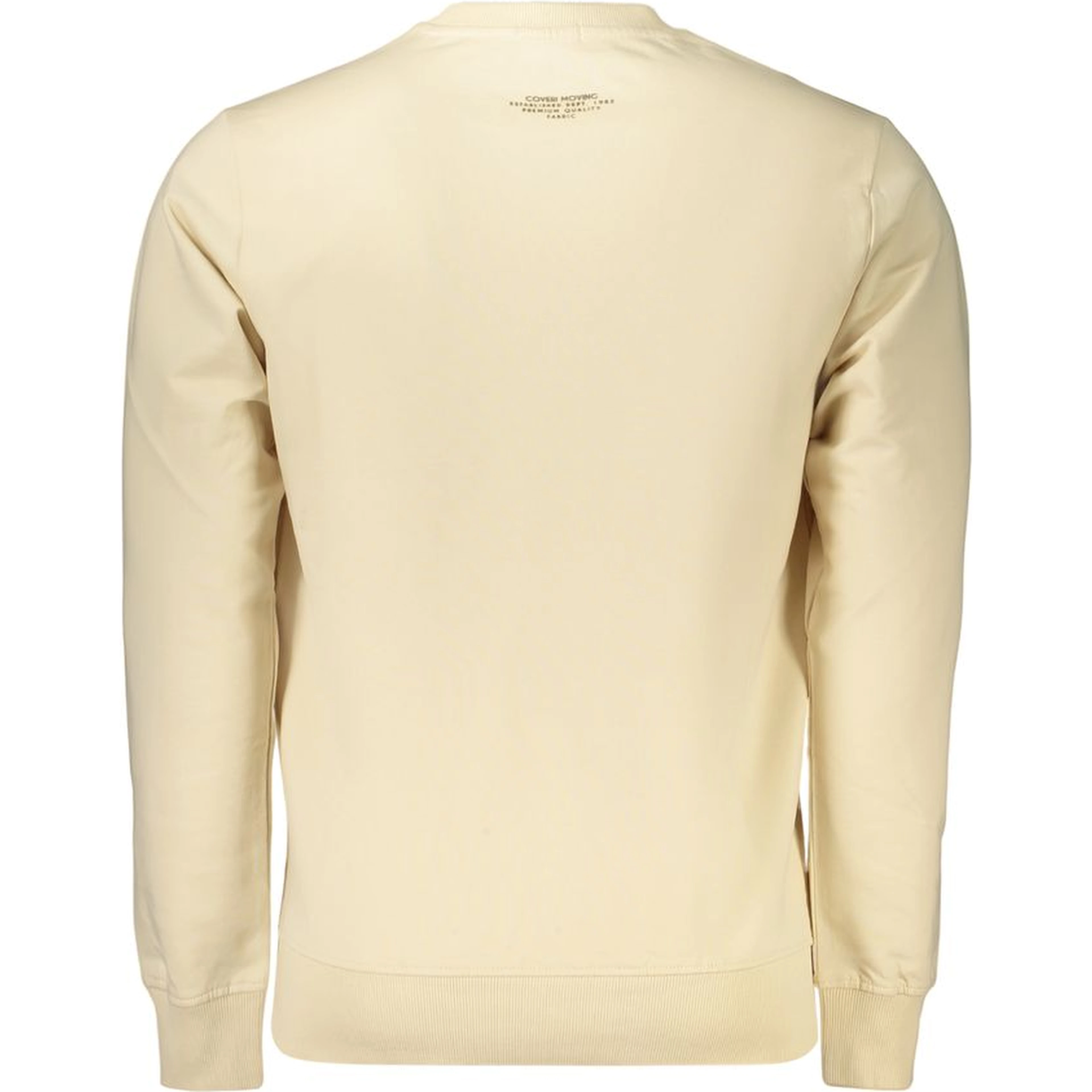 Beige Cotton Men's Sweatshirt