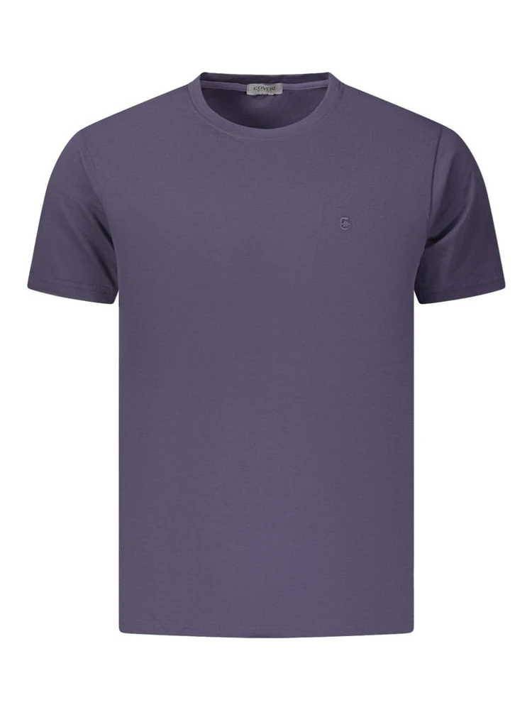 Blue Cotton Men's T-Shirt