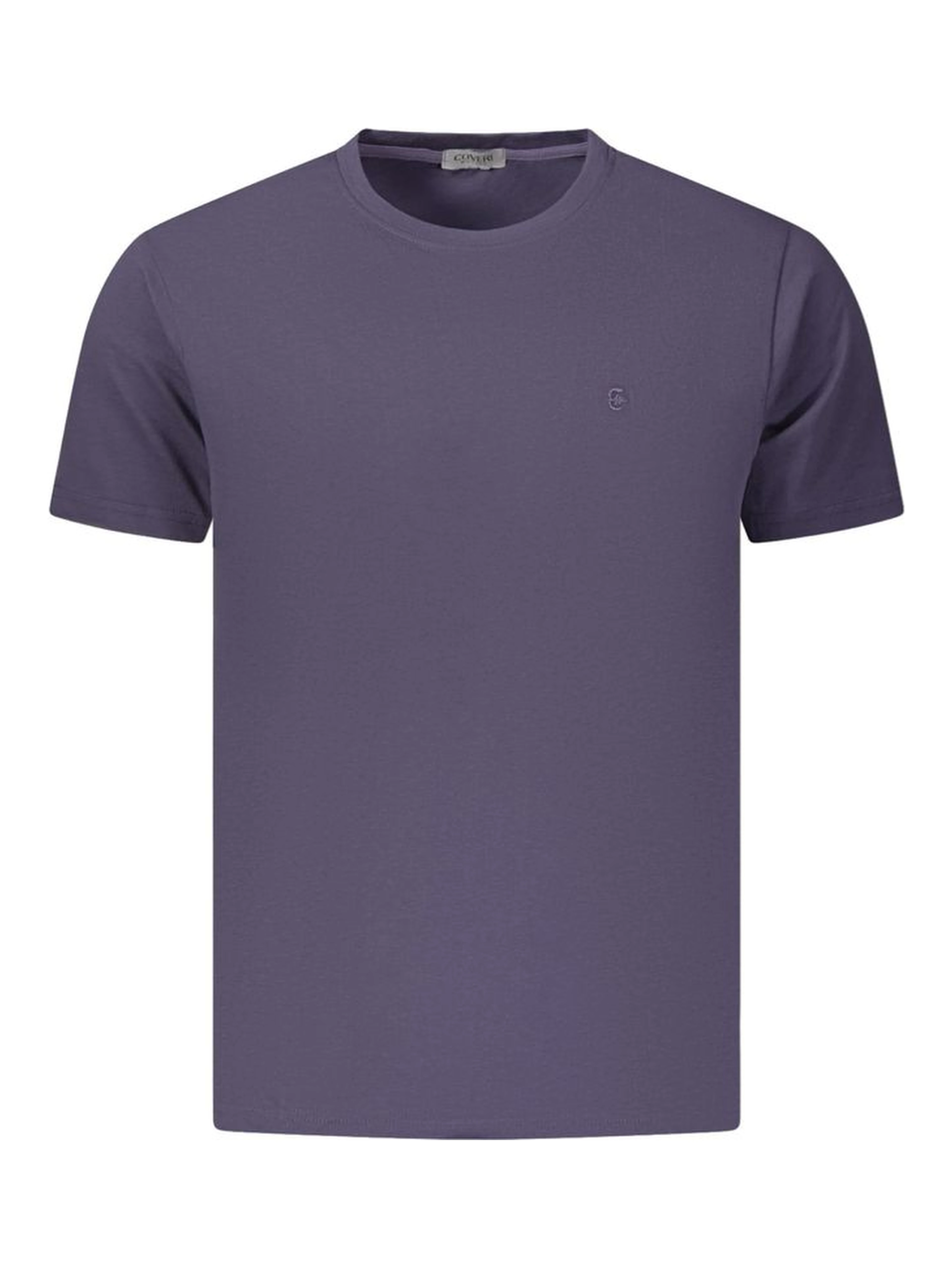 Blue Cotton Men's T-Shirt