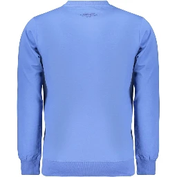 Blue Cotton Men's Sweatshirt