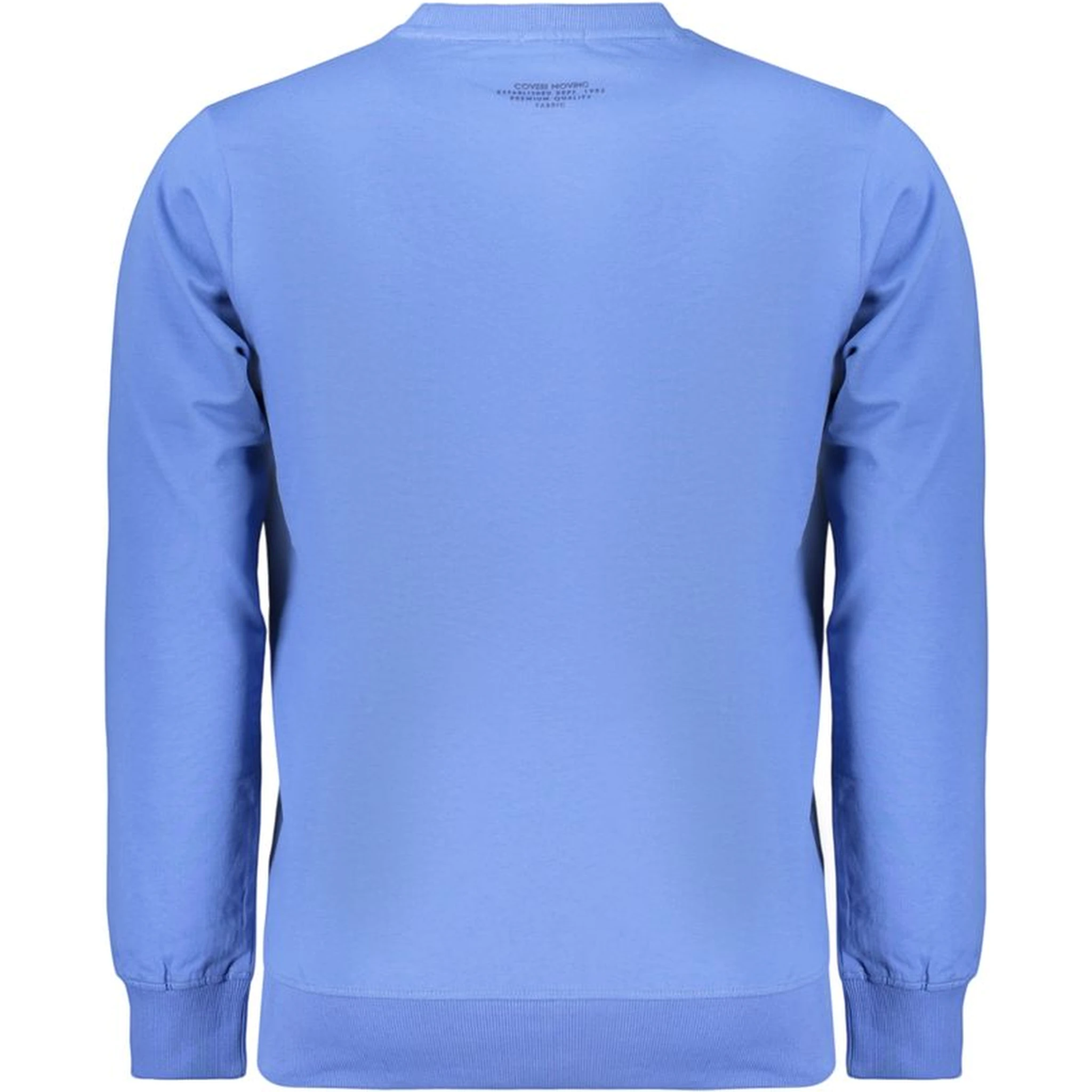 Blue Cotton Men's Sweatshirt