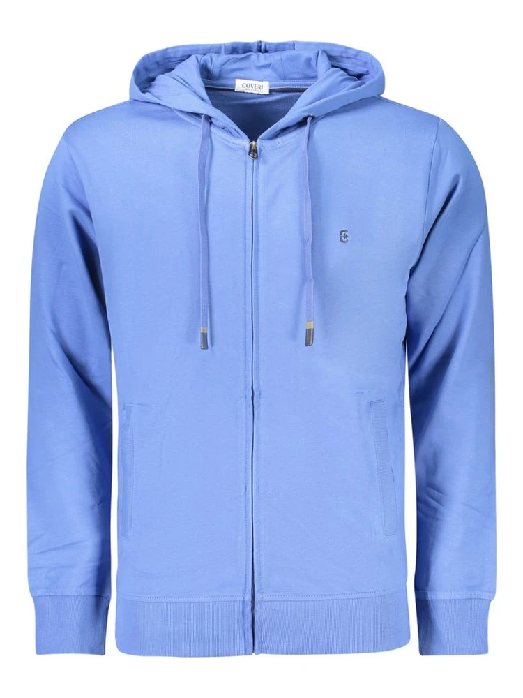Blue Cotton Men's Sweatshirt