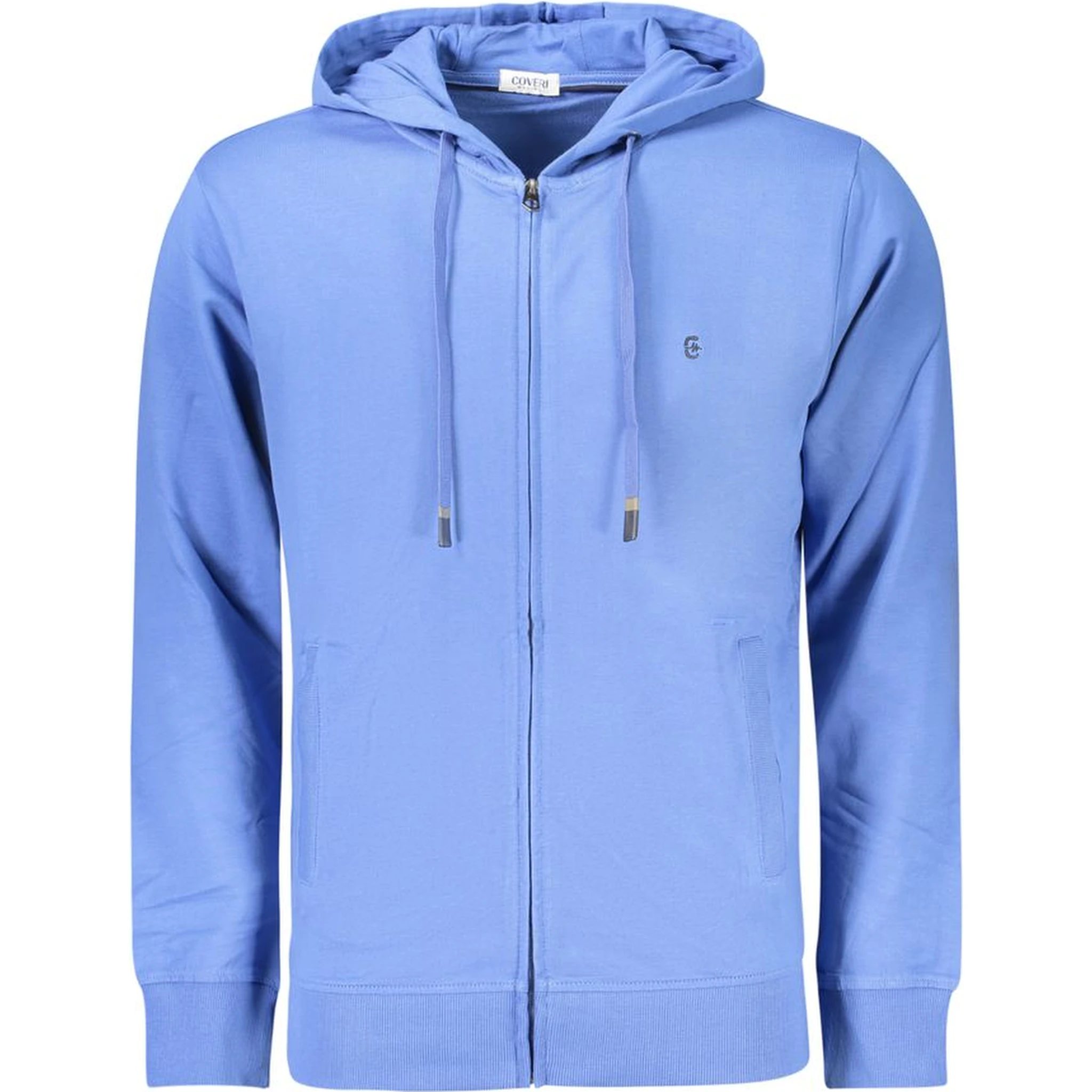 Blue Cotton Men's Sweatshirt