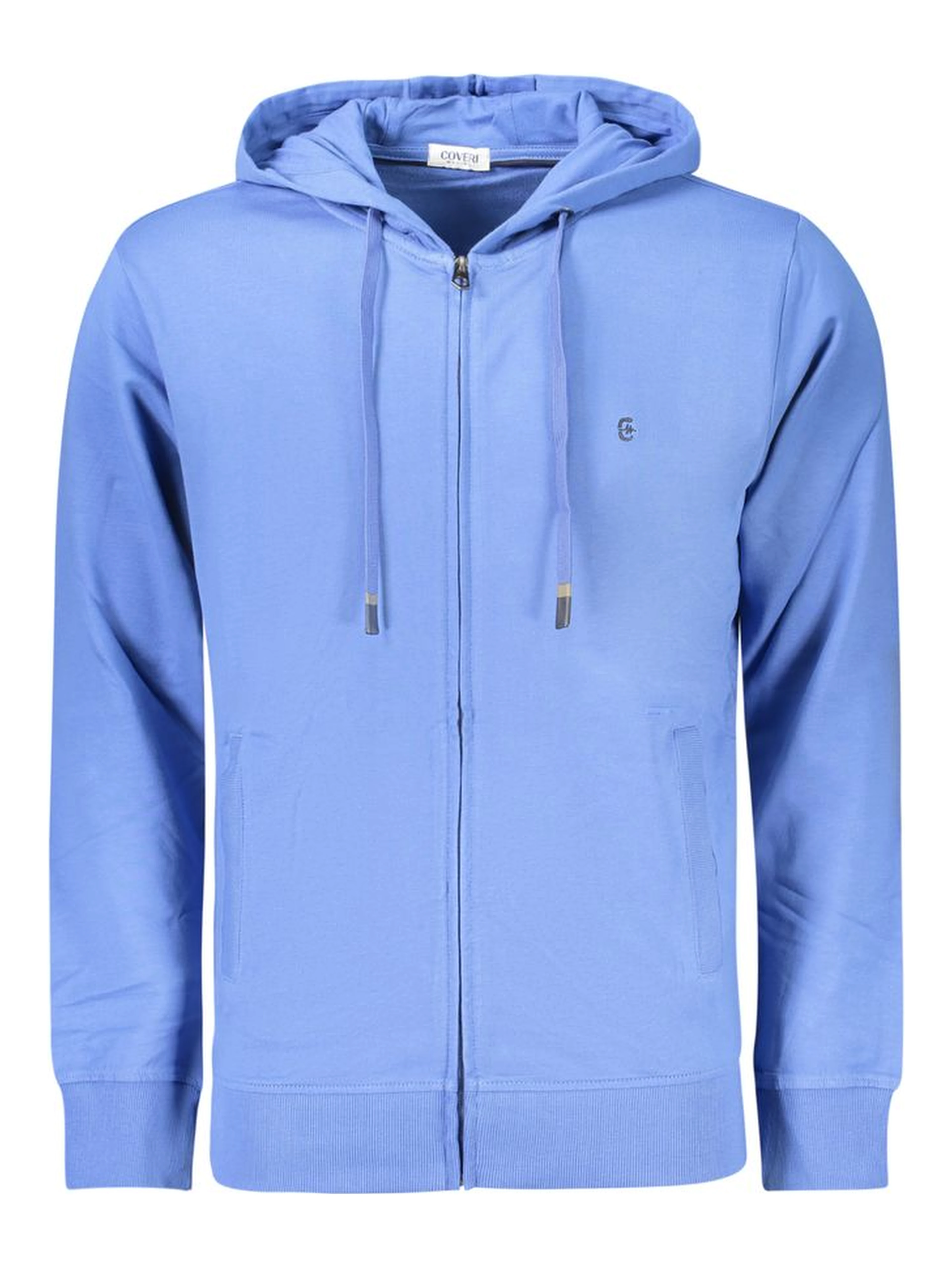 Blue Cotton Men's Sweatshirt