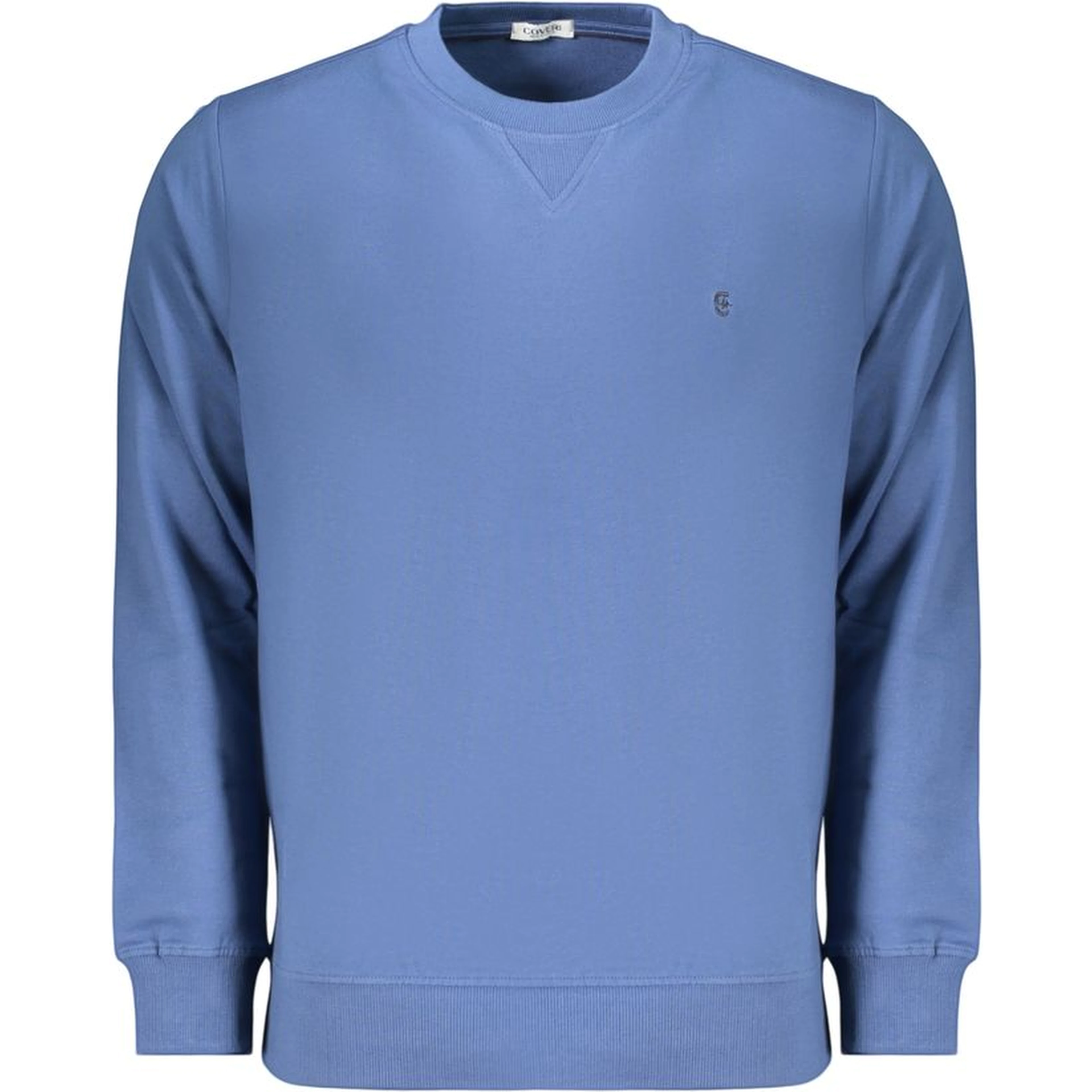 Blue Cotton Men's Sweatshirt