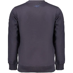 Blue Cotton Men's Sweatshirt