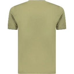 Green Cotton Men's T-Shirt