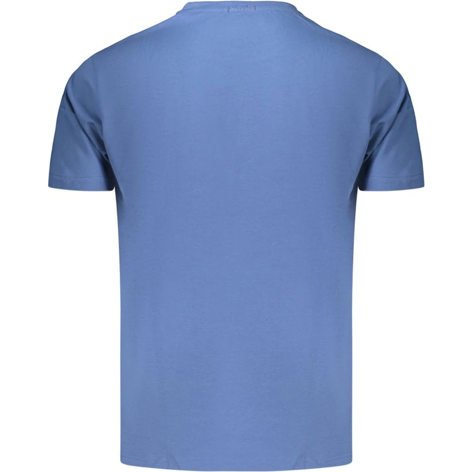 Blue Cotton Men's T-Shirt