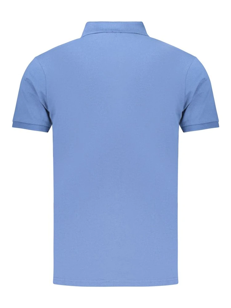 Blue Cotton Men's Polo Shirt alternative