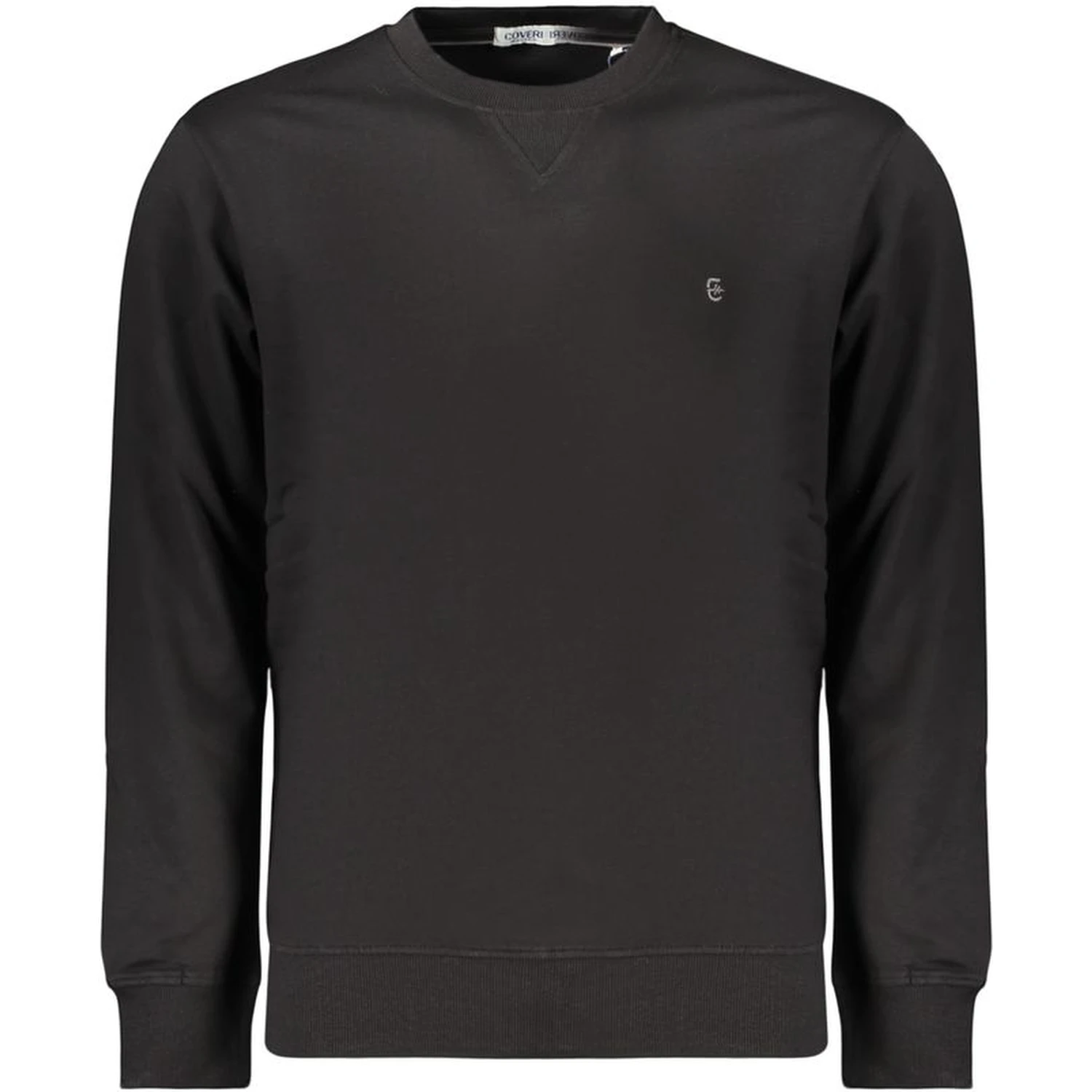 Black Cotton Men's Sweatshirt