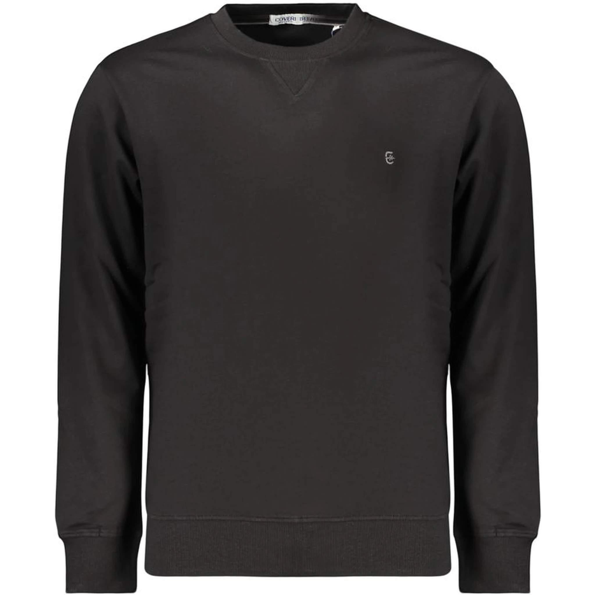 Black Cotton Men's Sweatshirt