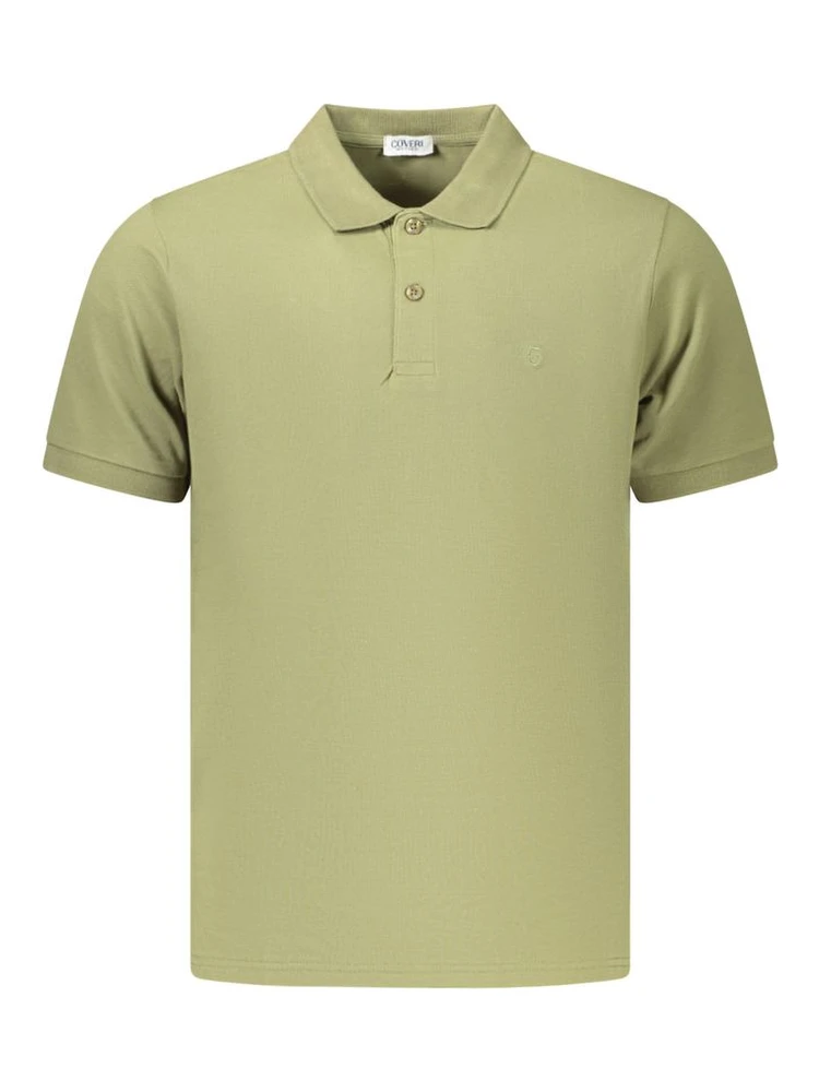 Green Cotton Men's Polo