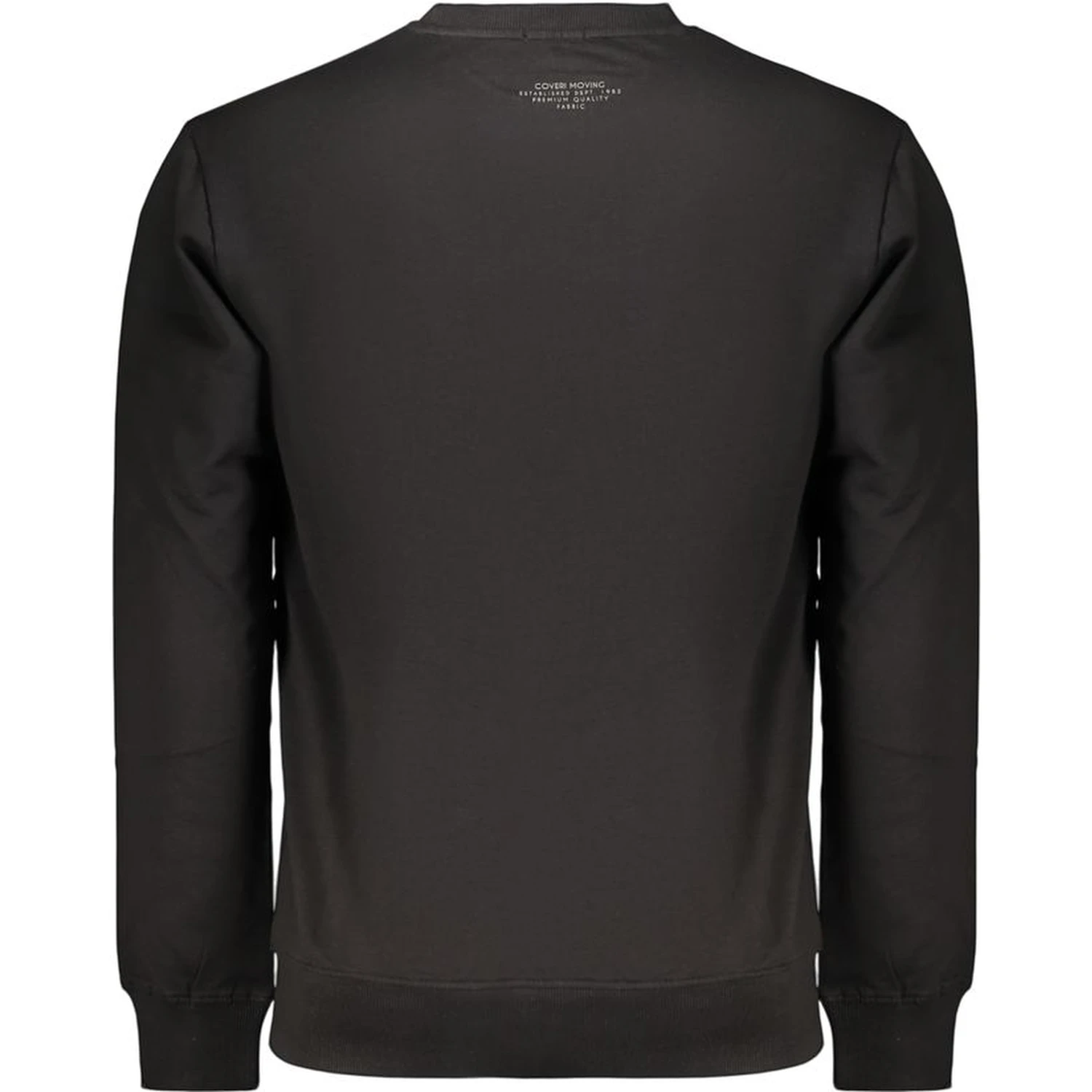 Black Cotton Men's Sweatshirt