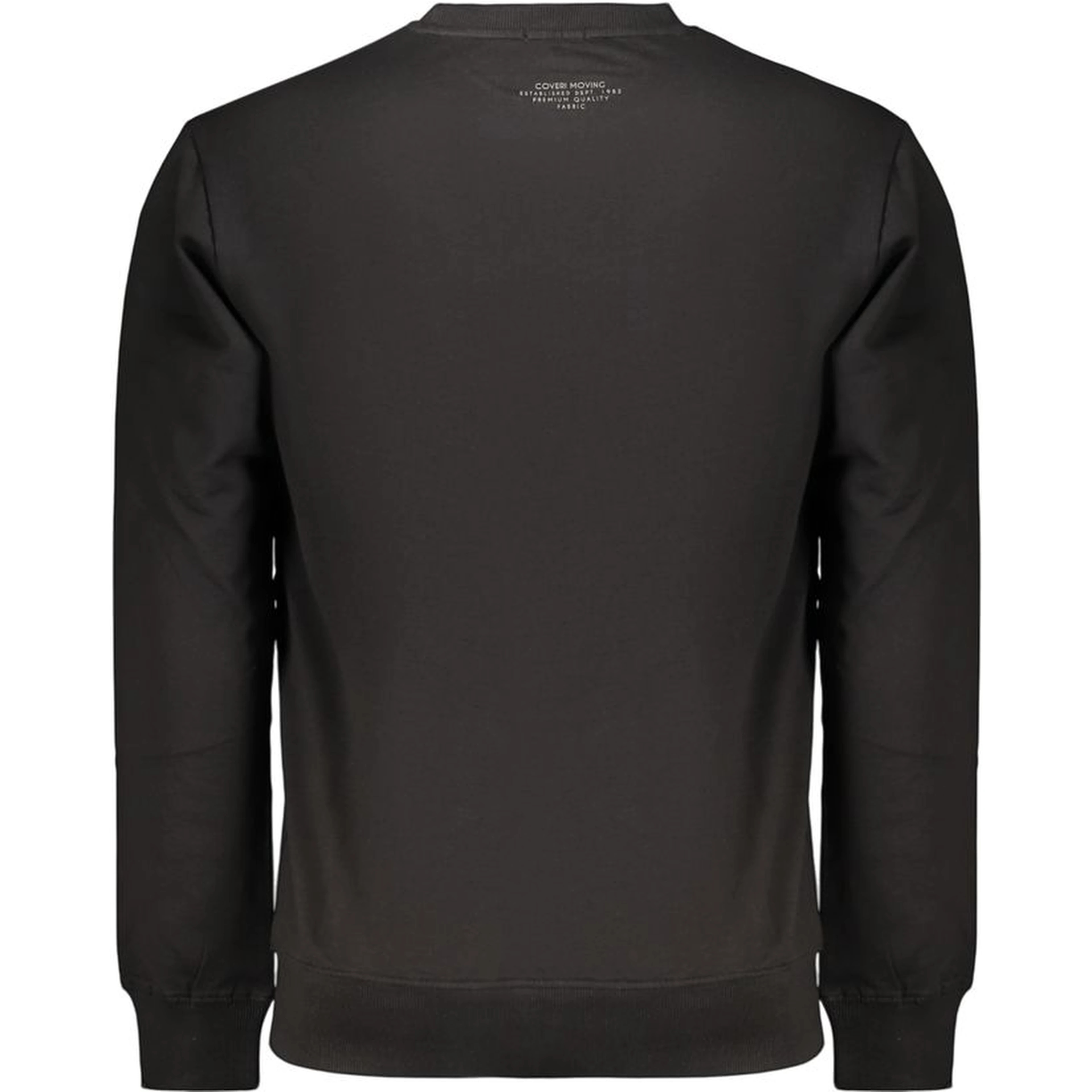 Black Cotton Men's Sweatshirt
