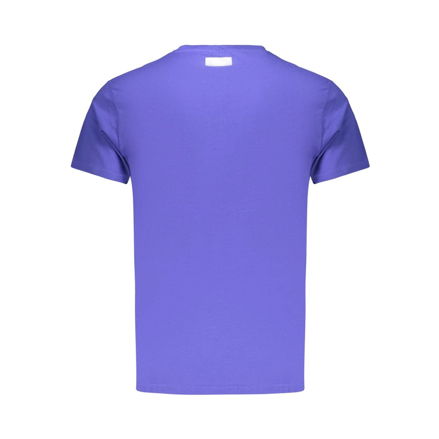 Blue Cotton Men's T-Shirt