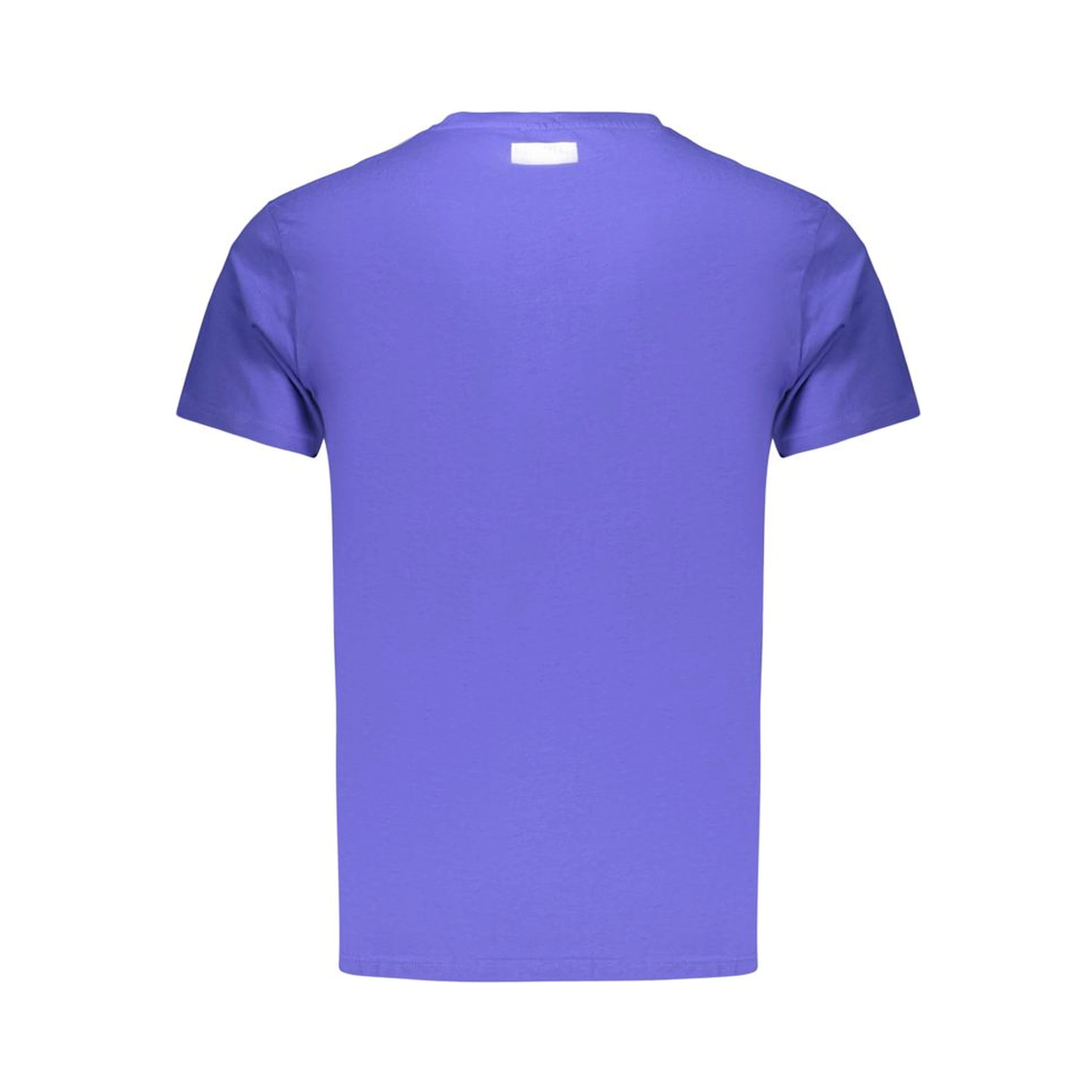 Blue Cotton Men's T-Shirt