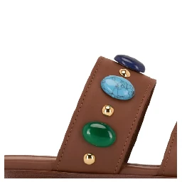 Gianvito Rossi Sandals Leather Brown