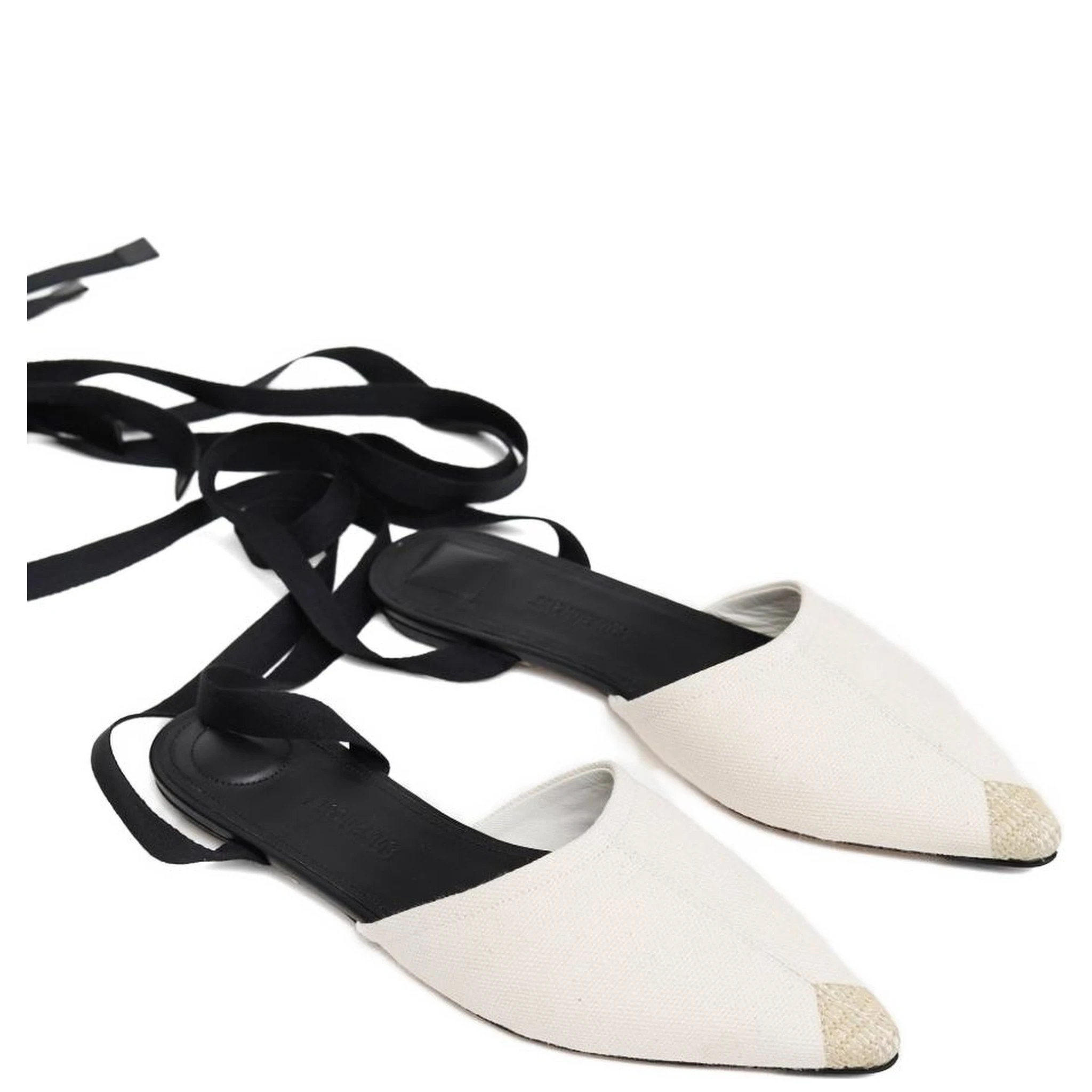 JACQUEMUS Flat shoes Beige
