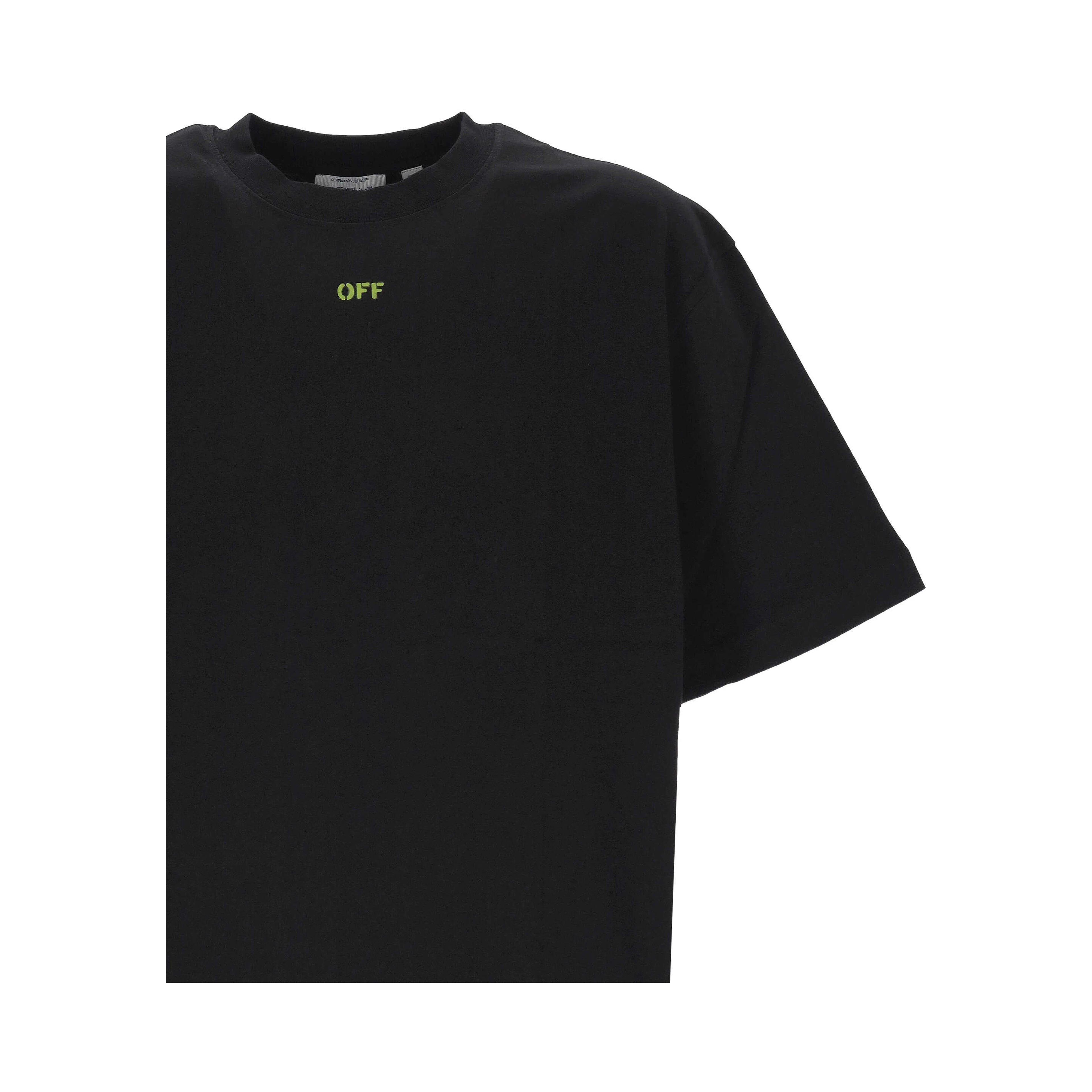Off White T-shirts and Polos Black