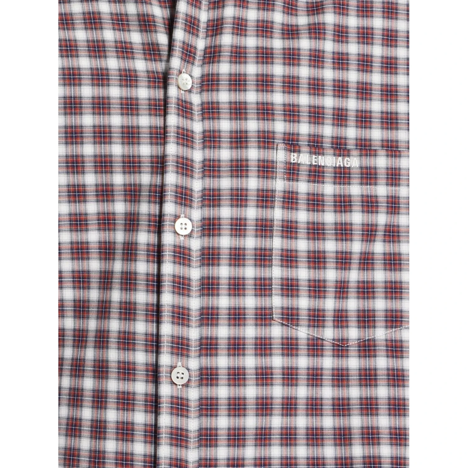 Balenciaga Shirts Red/ Navy Blue