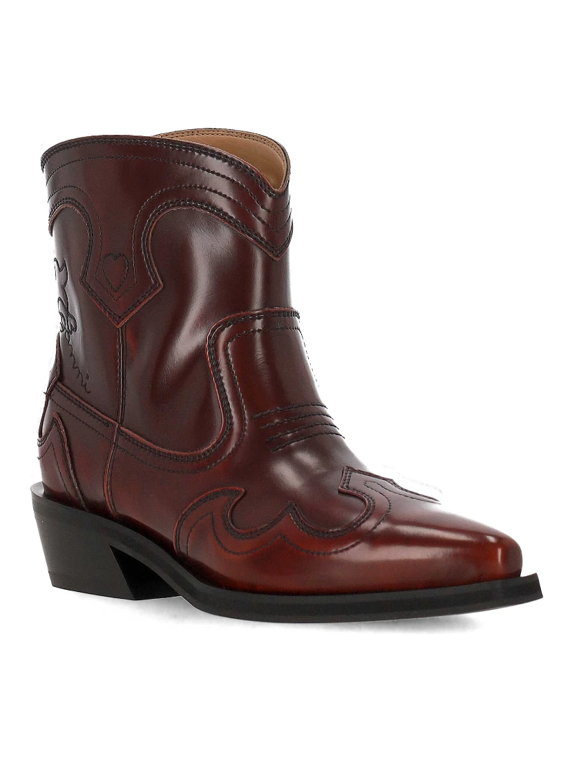 GANNI Boots Purple