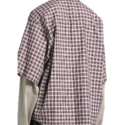 Balenciaga Shirts Red/ Navy Blue