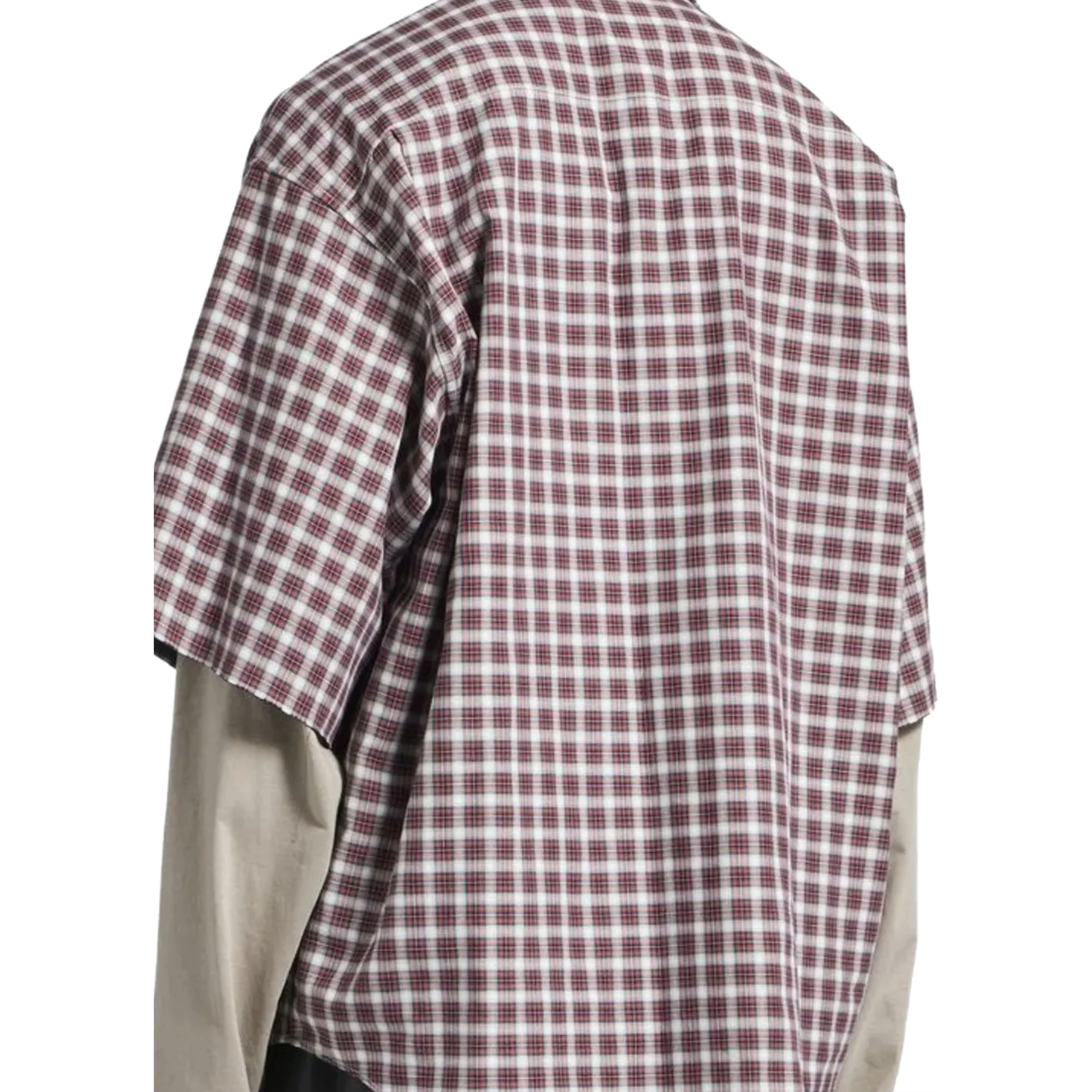 Balenciaga Shirts Red/ Navy Blue