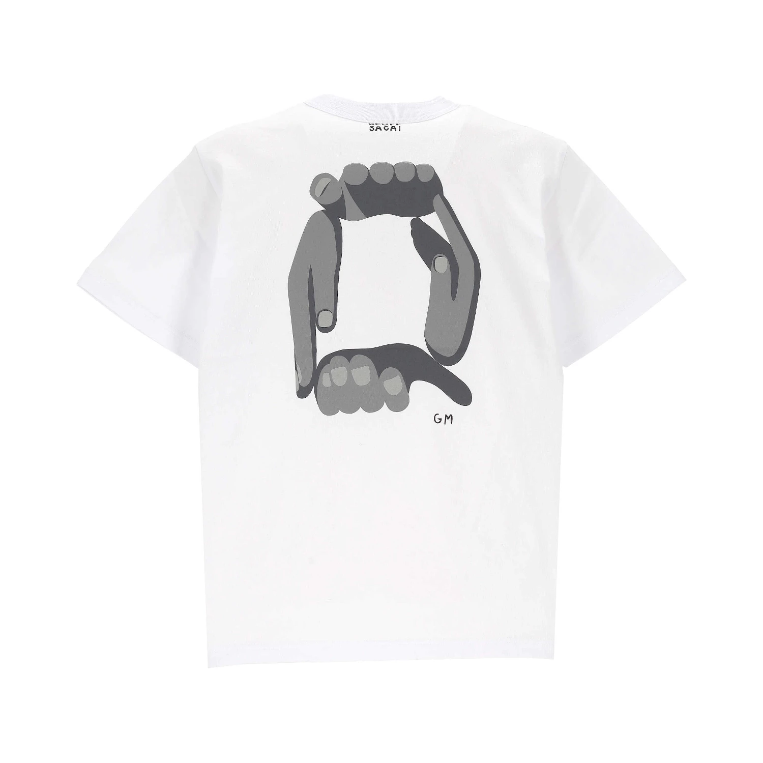 SACAI GEOFF T-shirts and Polos White