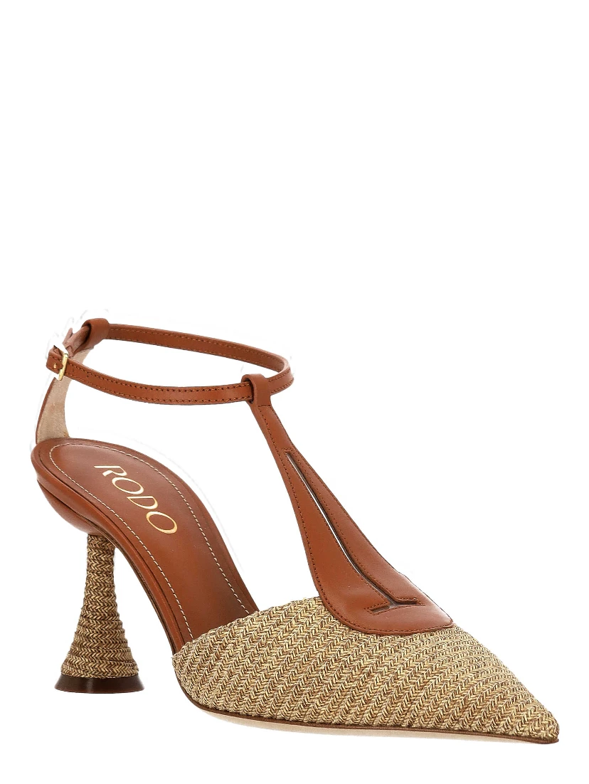 RODO With Heel Leather Brown