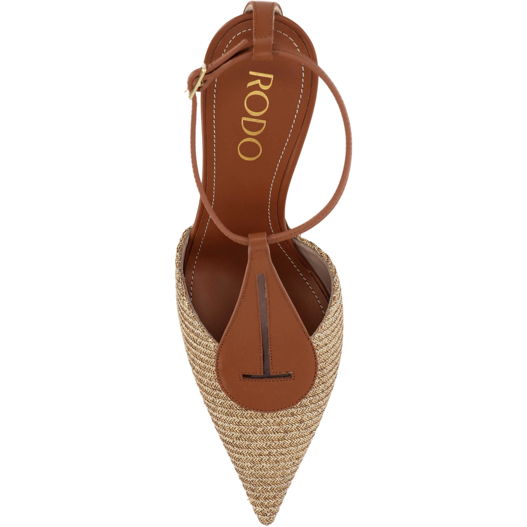 RODO With Heel Leather Brown