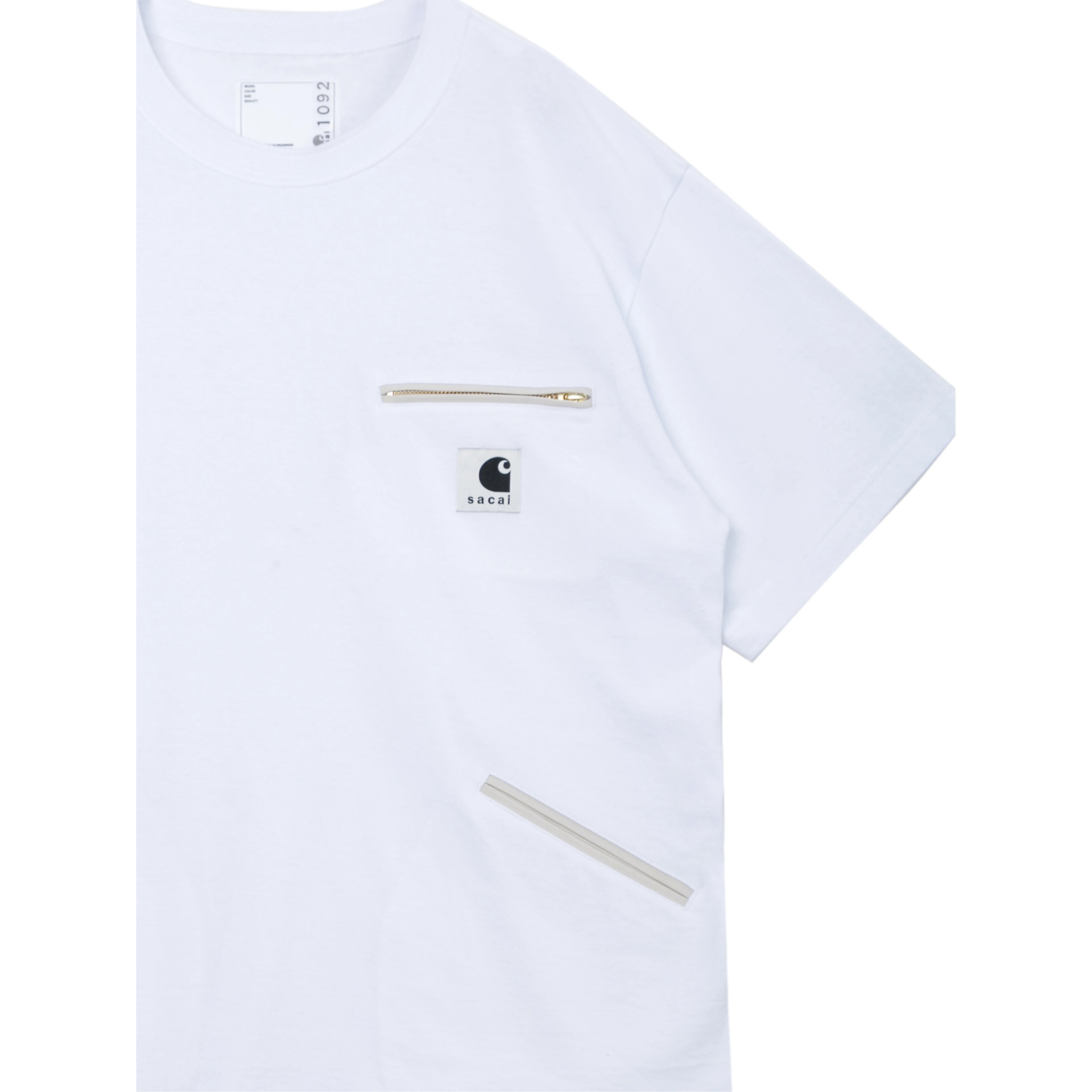 تيشيرتات وبولو بيضاء من SACAI X CARHARTT WIP