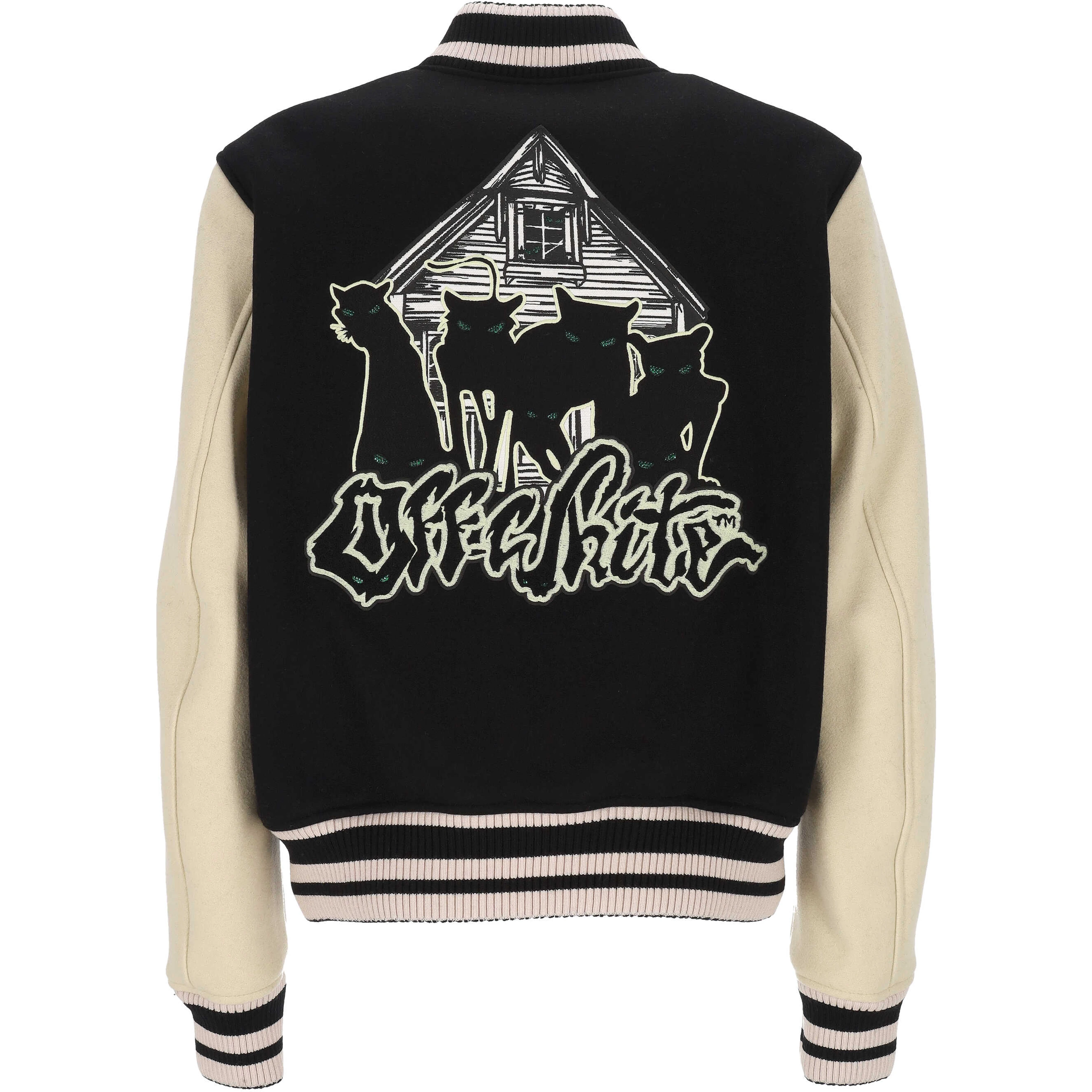 Off White Jackets Black