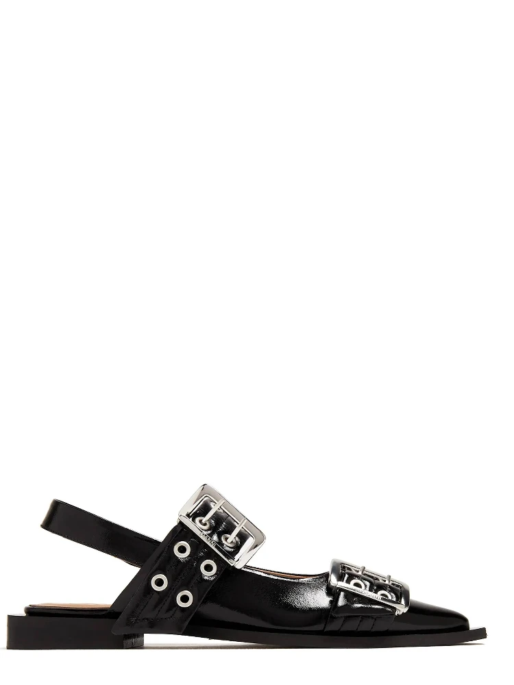 GANNI Sandals Black