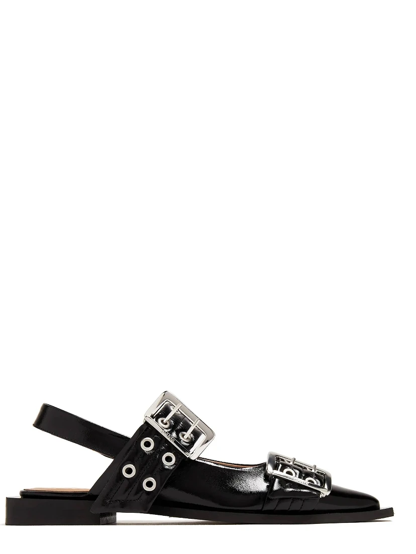 GANNI Sandals Black