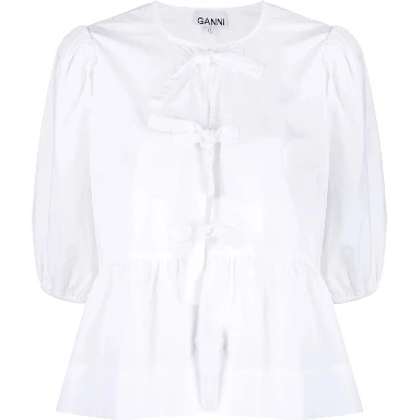 GANNI Shirts White